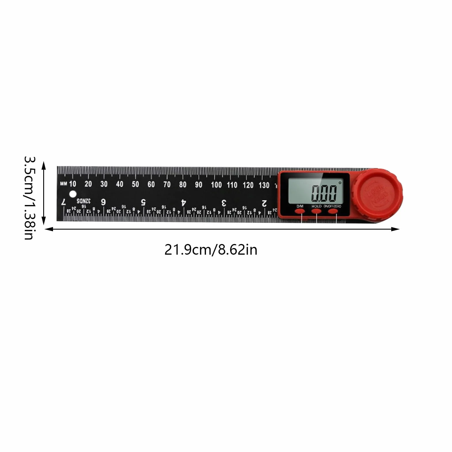 Goniometro digitale con display LCD alta precisione antiurto antiscivolo per costruzione scale