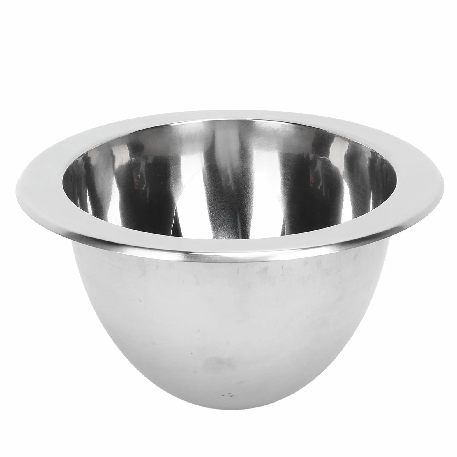 Lavello Rotondo in Acciaio Inossidabile 304 Lucidato a Specchio con Foro di Scarico da 40mm Installazione a Filo per Ottimizzare lo Spazio Ideale per Barche e Piccole Cucine Lavello Resistente e