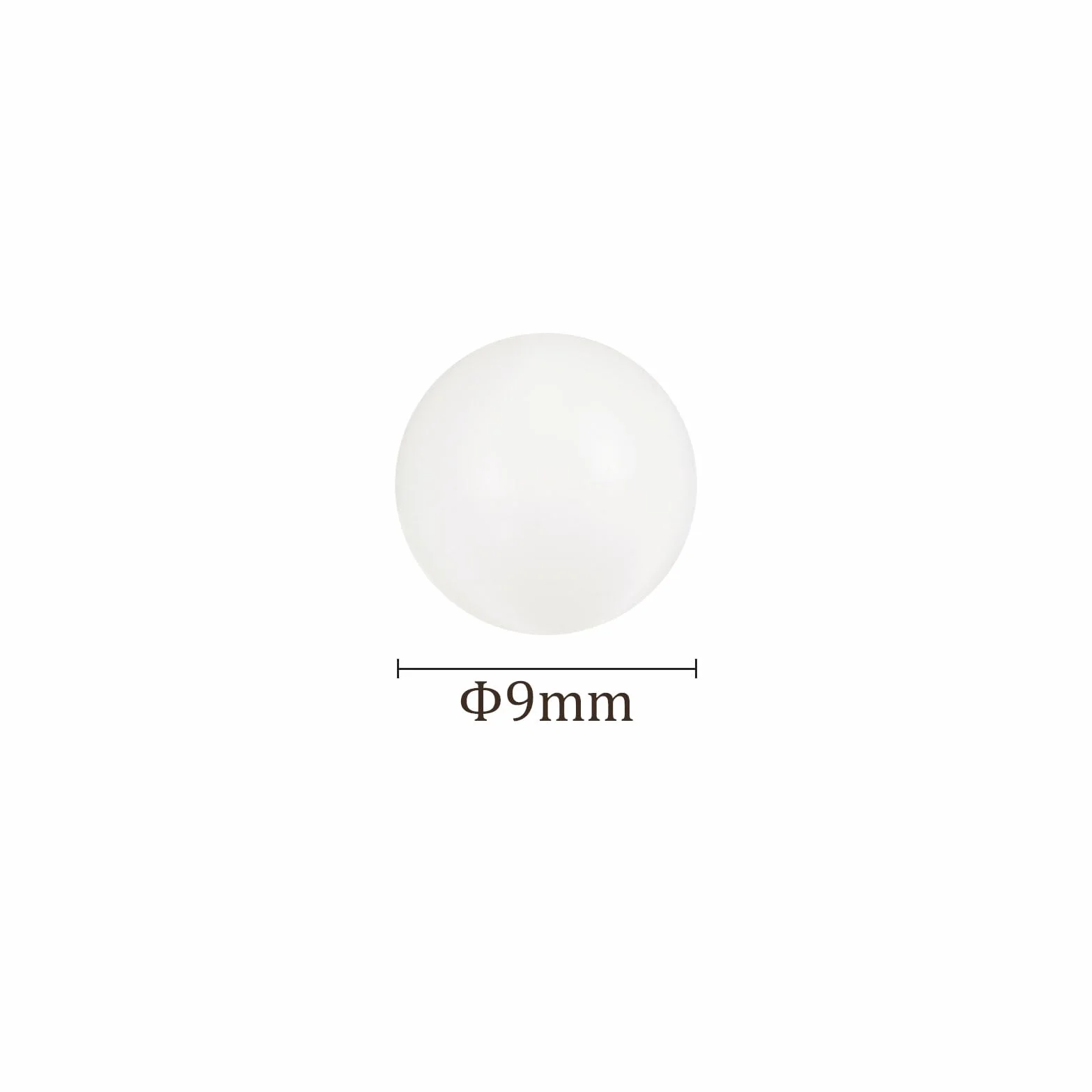 Sfere di Precisione in Nylon PA 9mm per Cuscinetti e Valvole - 10 Pezzi