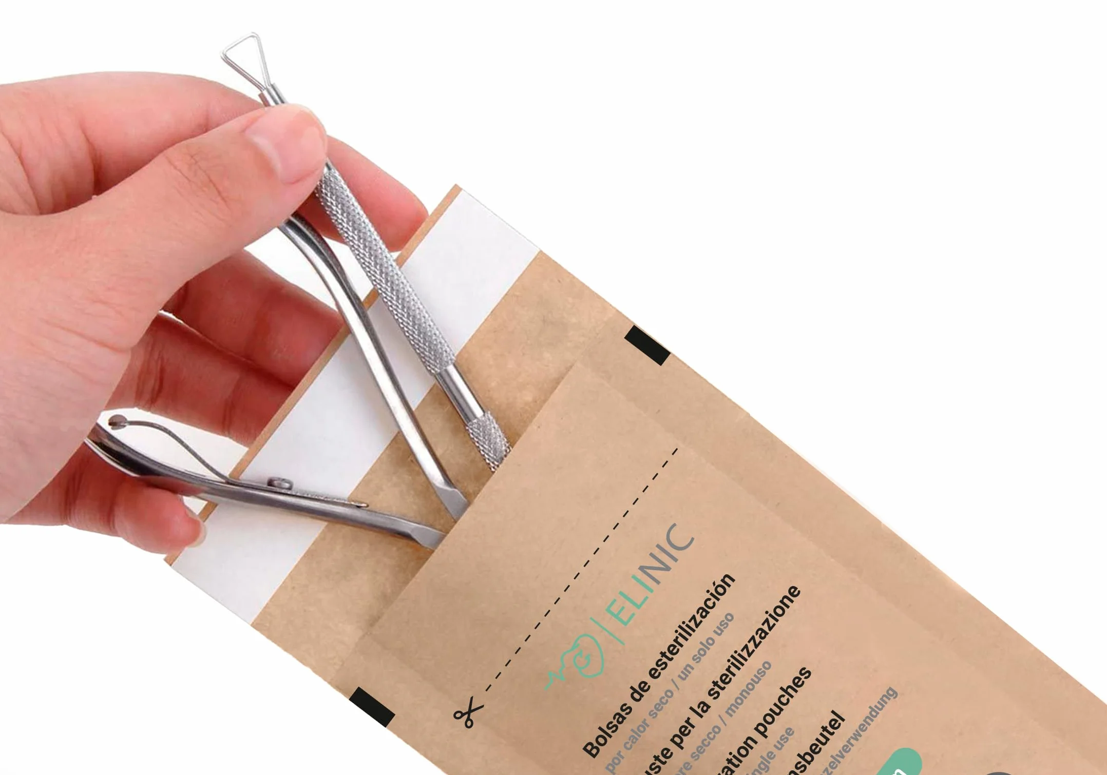 Sacchetti di sterilizzazione per calore secco 100 pz. (100 x 280 mm)