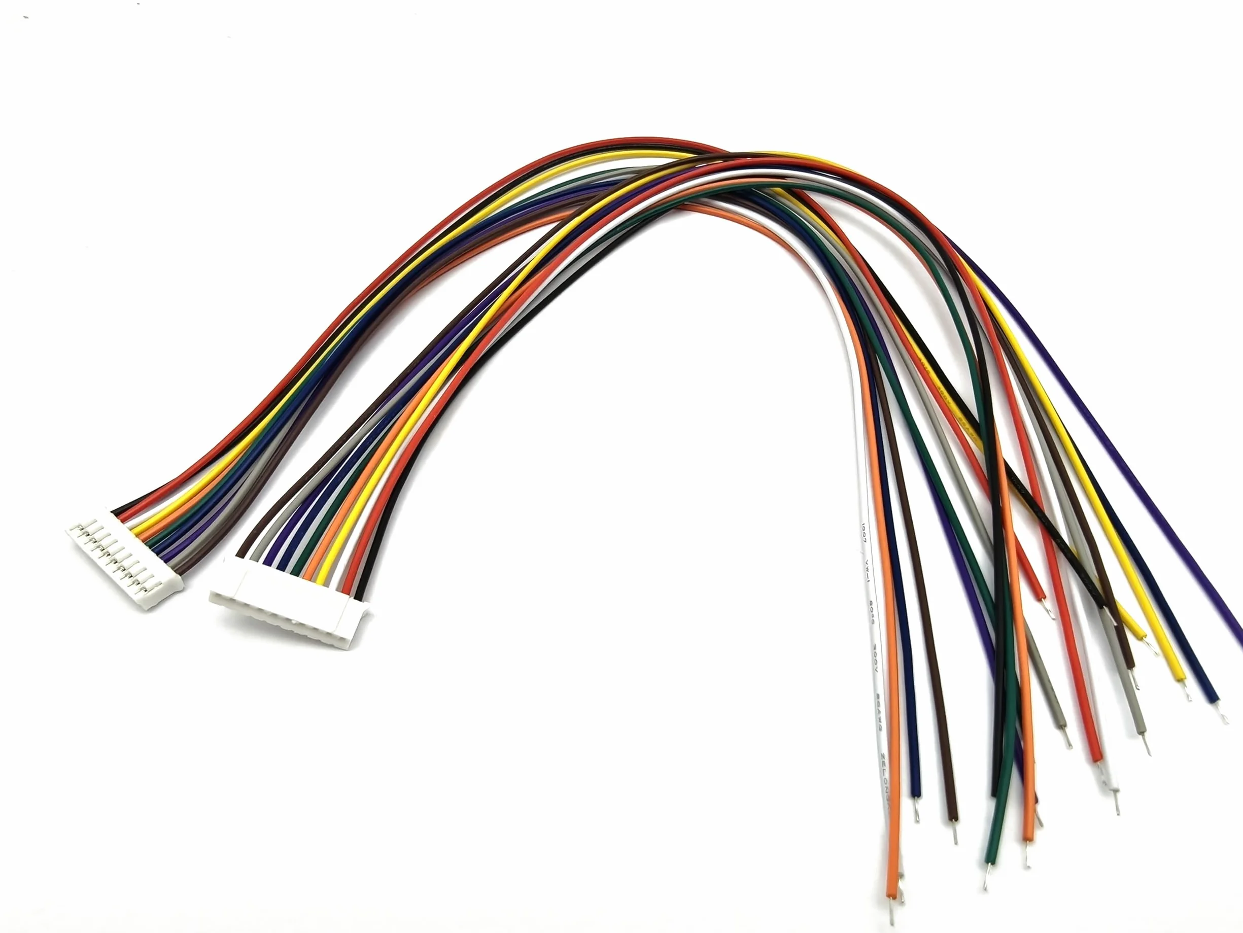 Connettori JST-PH 10 pin 2,0 mm passo femmina maschio con cavi 26 AWG 30 cm