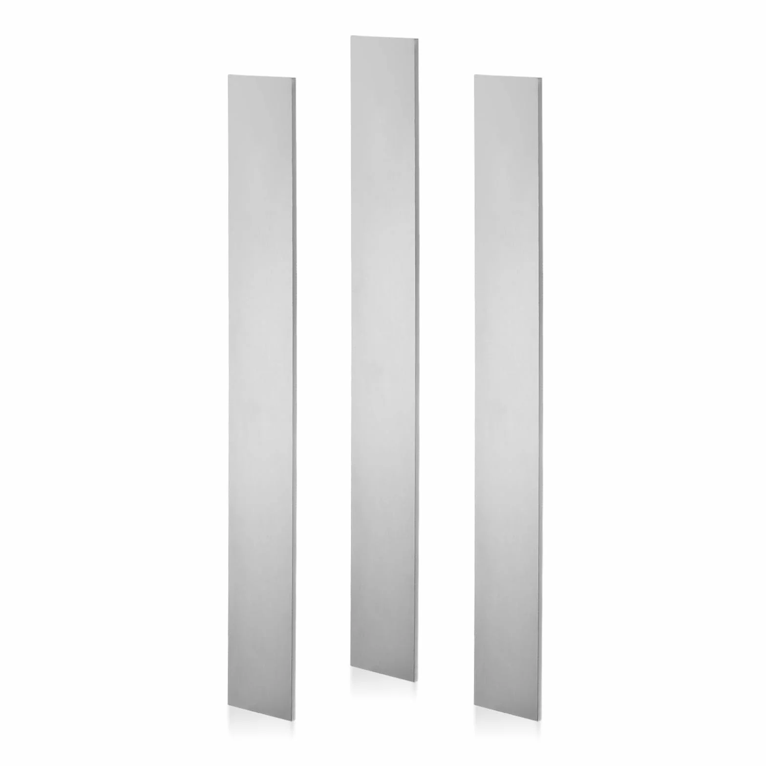PATIKIL 3pz Acciaio 80CRV2 Realizzazione Coltelli, 12" x 1-1/2" x 1/8" Acciaio Laminato Freddo Ricotto Acciaio Barra Piana per Foglio Metallico, Utilizzo Professionale e Hobbistico