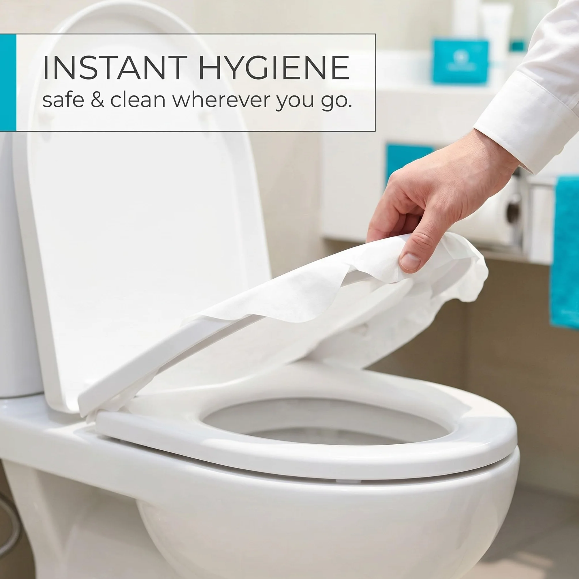 Copriwater Usa E Getta 40 Pezzi Coprisedili Wc Bianchi Biodegradabili Protezione Igienica Per Viaggi E Bagni Pubblici