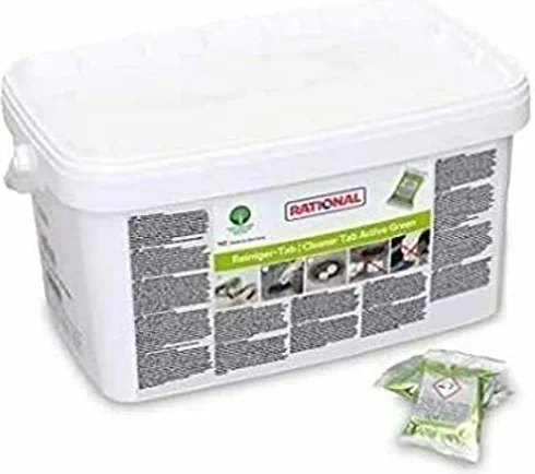 RATIONAL Detergente Care-Tabs Active GreenTABS, il detergente Rational per tutti i SelfCookingCenter SCC con coltello da cucina supplementare