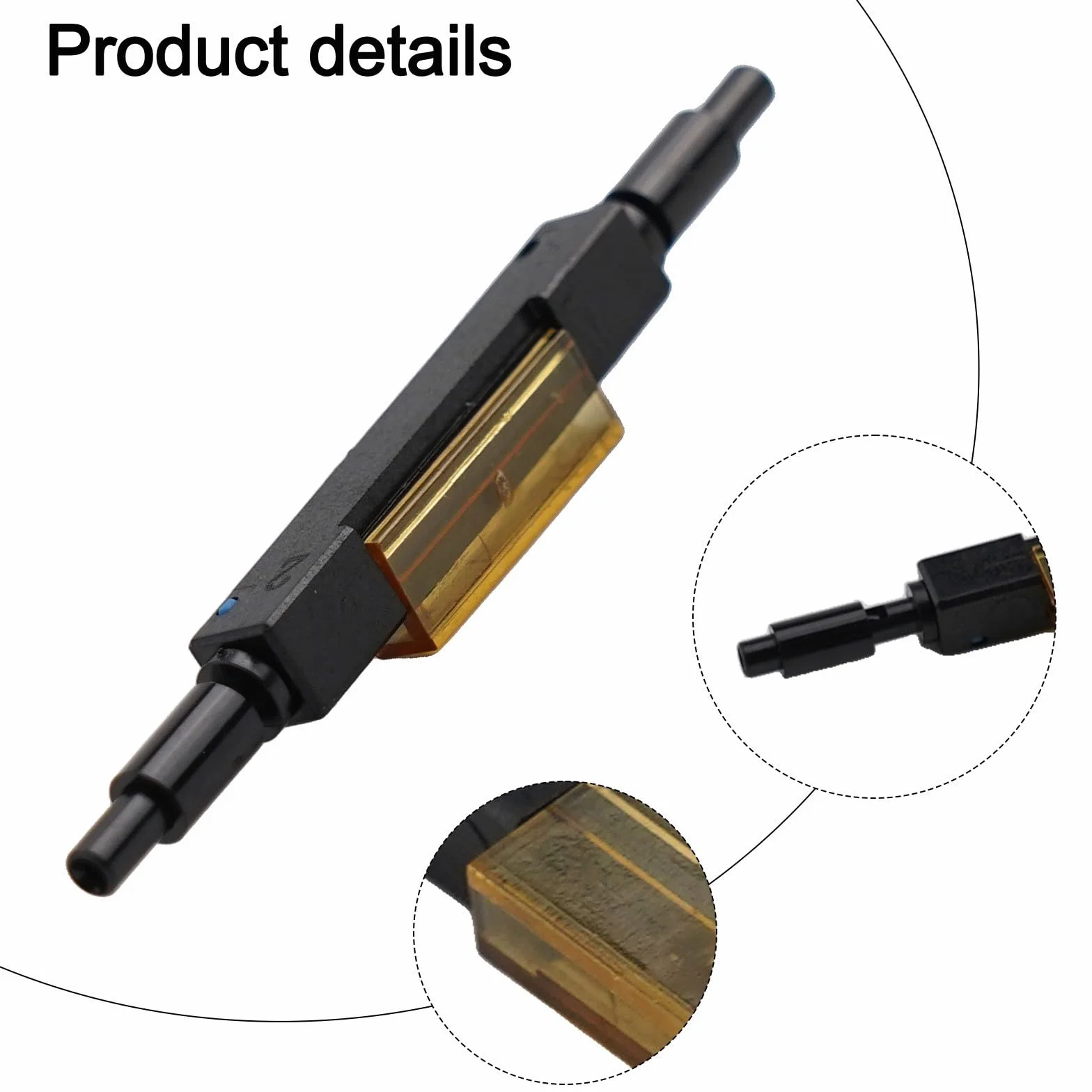 Adattatore meccanico per connettori rapidi in fibra ottica, connettore per cavo a goccia per strumento di installazione FTTH, adattatore per fibra da 0,25 mm e 0,9 mm con (5 pezzi)