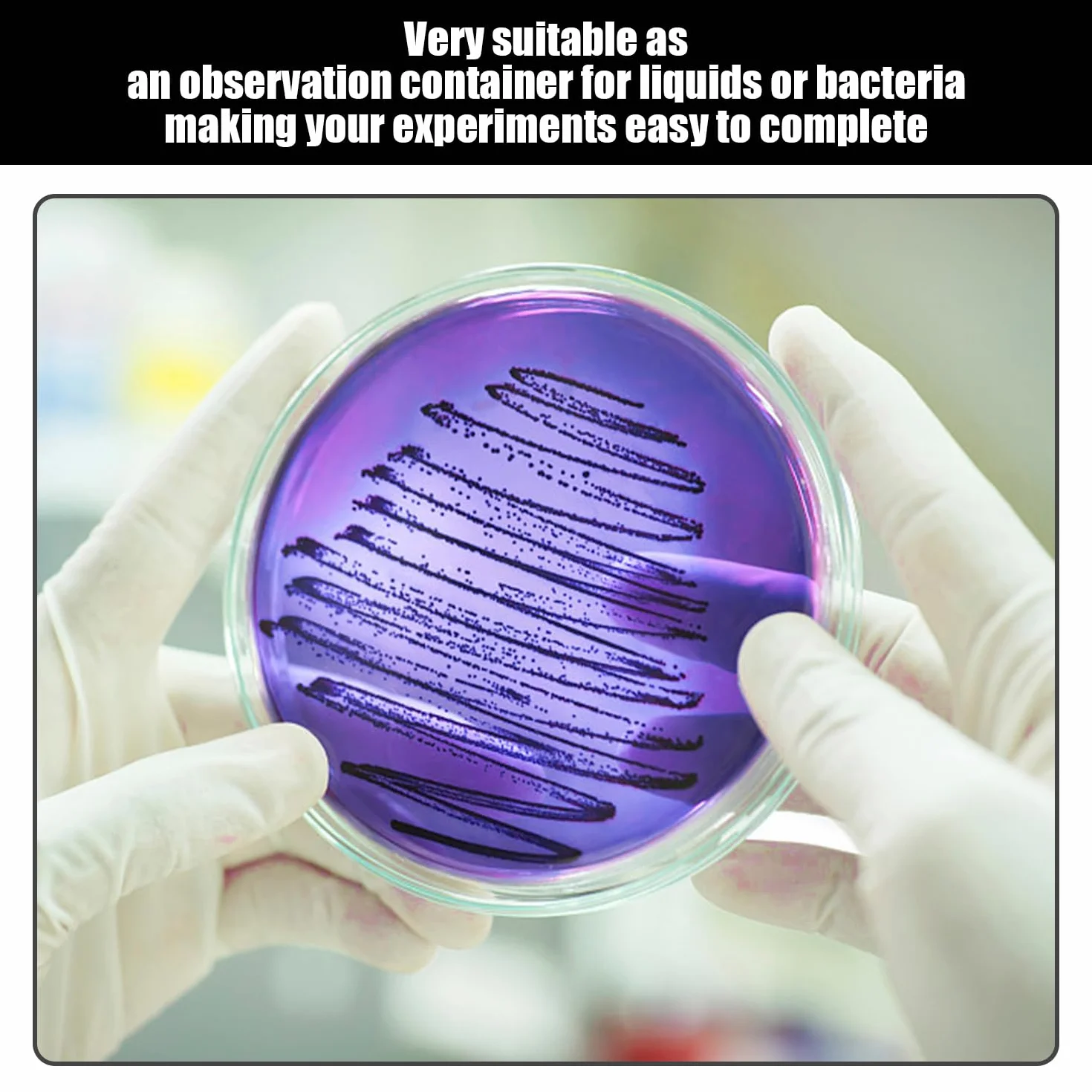 Piastre Di Petri In Plastica Da 25 Pezzi, Piastre Di Petri Specifiche Per Laboratorio, Scatole Sperimentali Rotonde Trasparenti Con Coperchio, Adatte Per Colture Cellulari E Colture Batteriche.