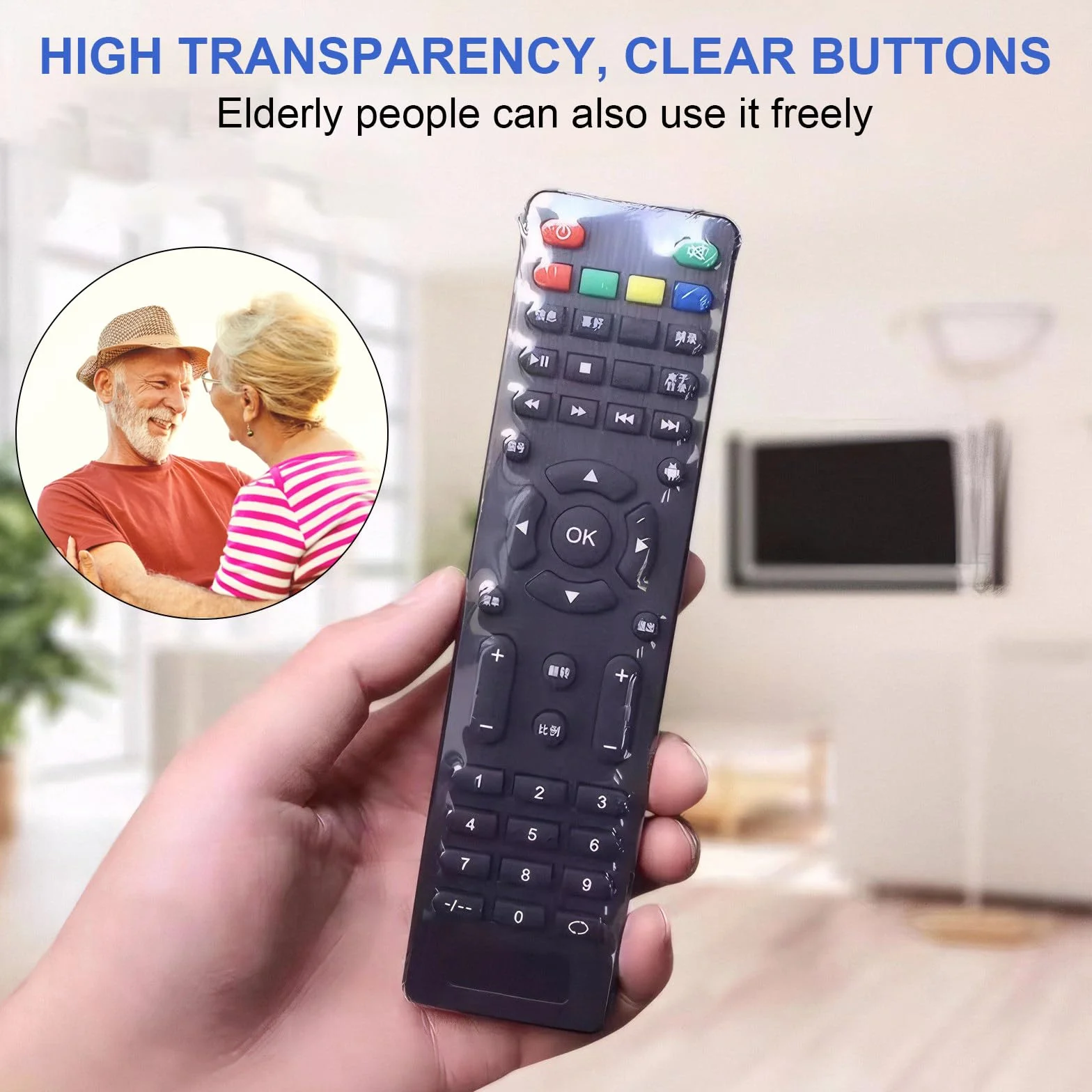 20pcs Film di Restringimento del Telecomando - Borsa Trasparente di Restringimento del Calore per Telecomando, Coperture di Protezione in PVC a Prova di Polvere e Impermeabile