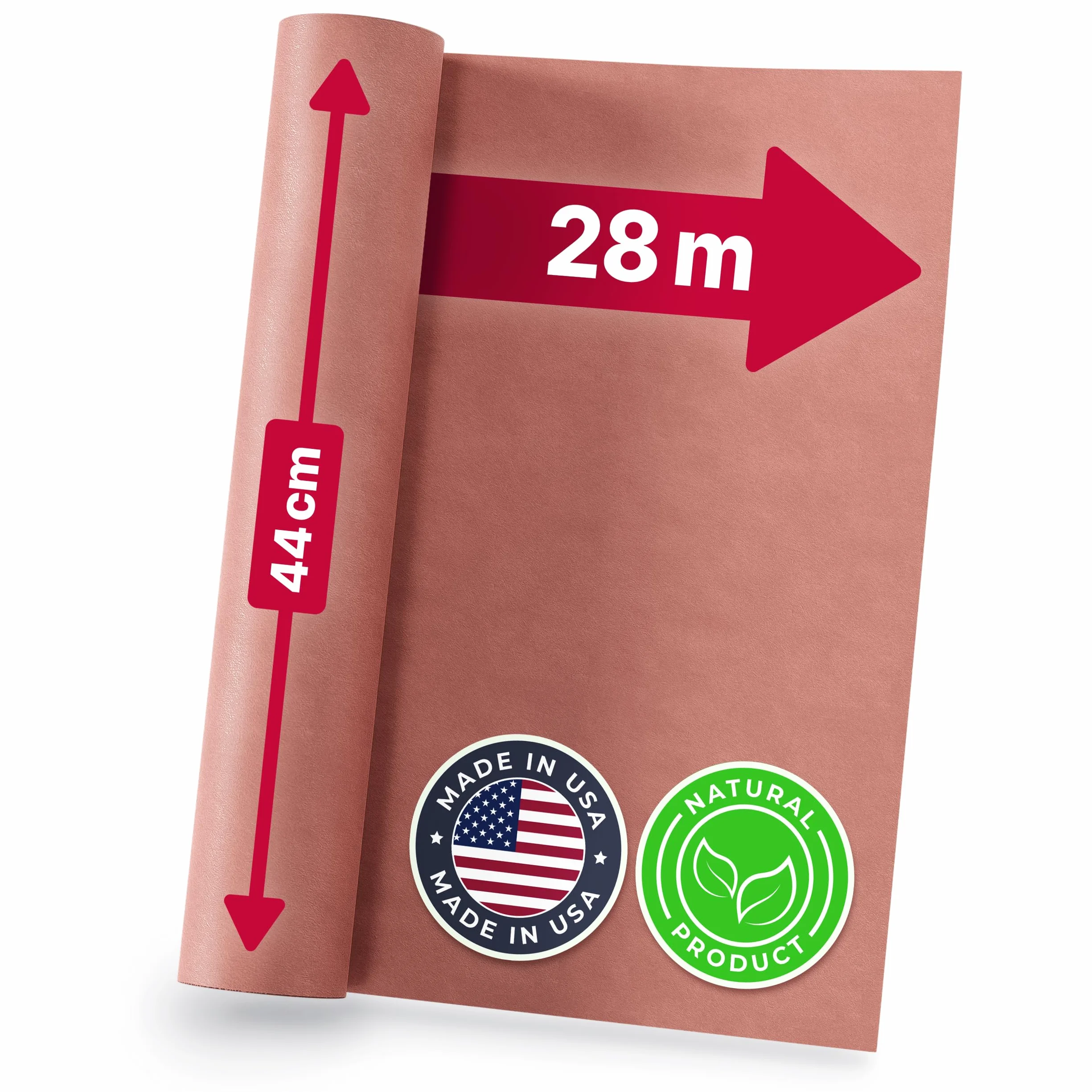 HOLY SMOKE® USA Butcher Paper 44 cm x 28 m, rotolo di carta da macellaio per grigliare carne succosa grazie a Low & Slow BBQ – Made in USA