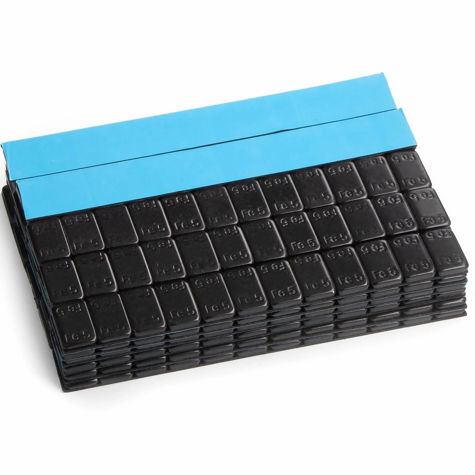 25 GAsuppply Pesi per Ruote | Pesi Equilibratura | 25 Barre Autoadesive 12 * 5g | Zincate e Rivestite in Plastica