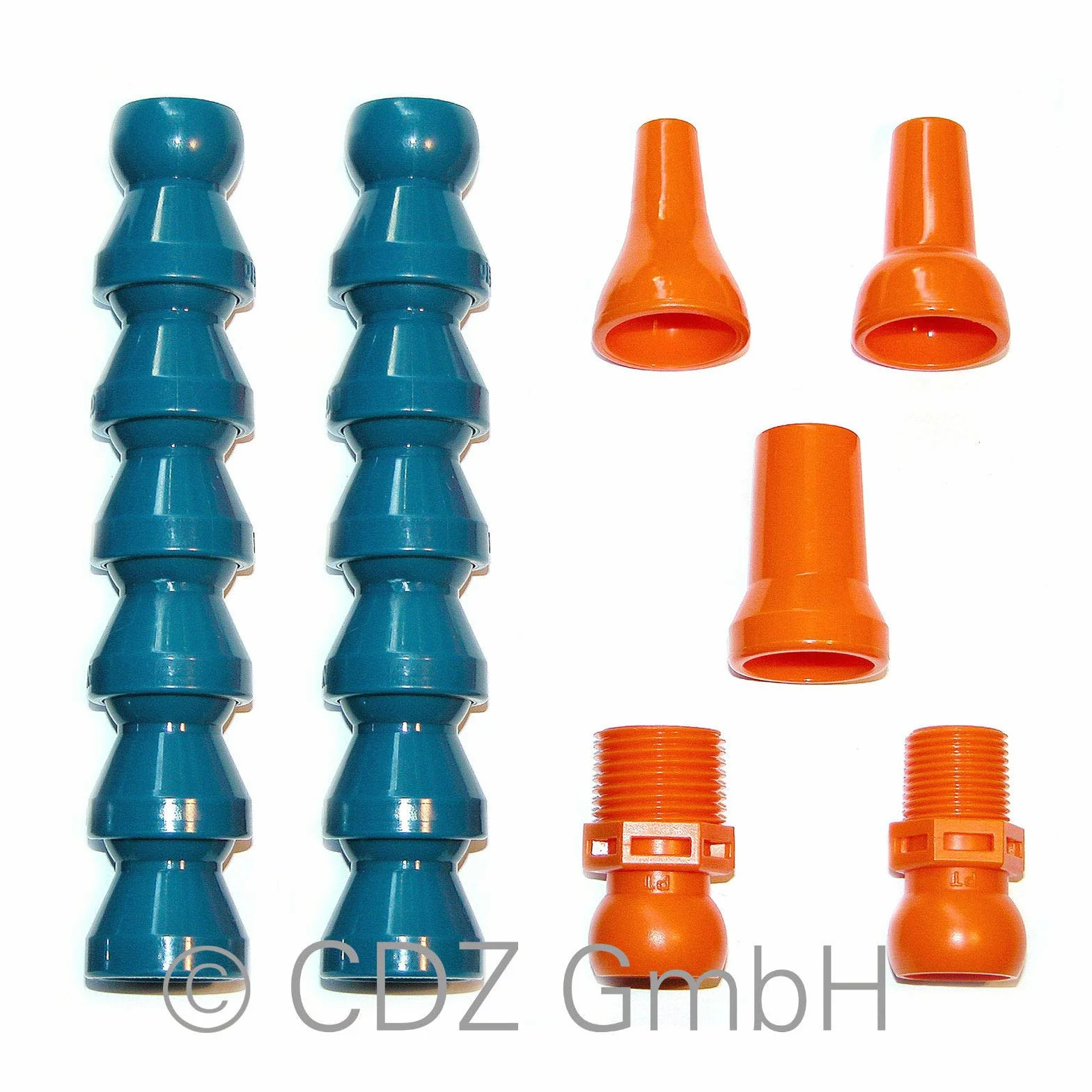 JETON Set di tubi per refrigerante da 1/2", tubo articolato, tubo per giunti di raffreddamento (attacco filettato NPT)