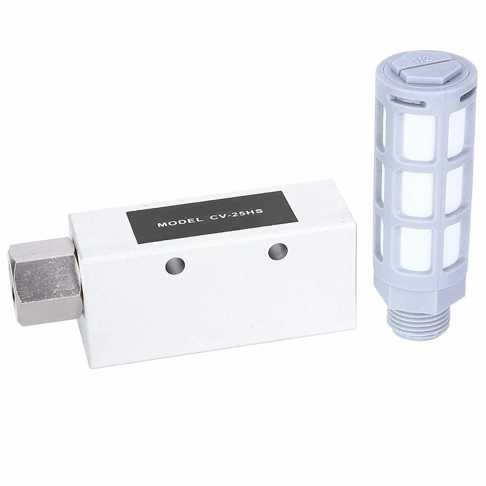 Eiettore Pneumatico CV25HS per Generatore di Vuoto Venturi con Silenziatore