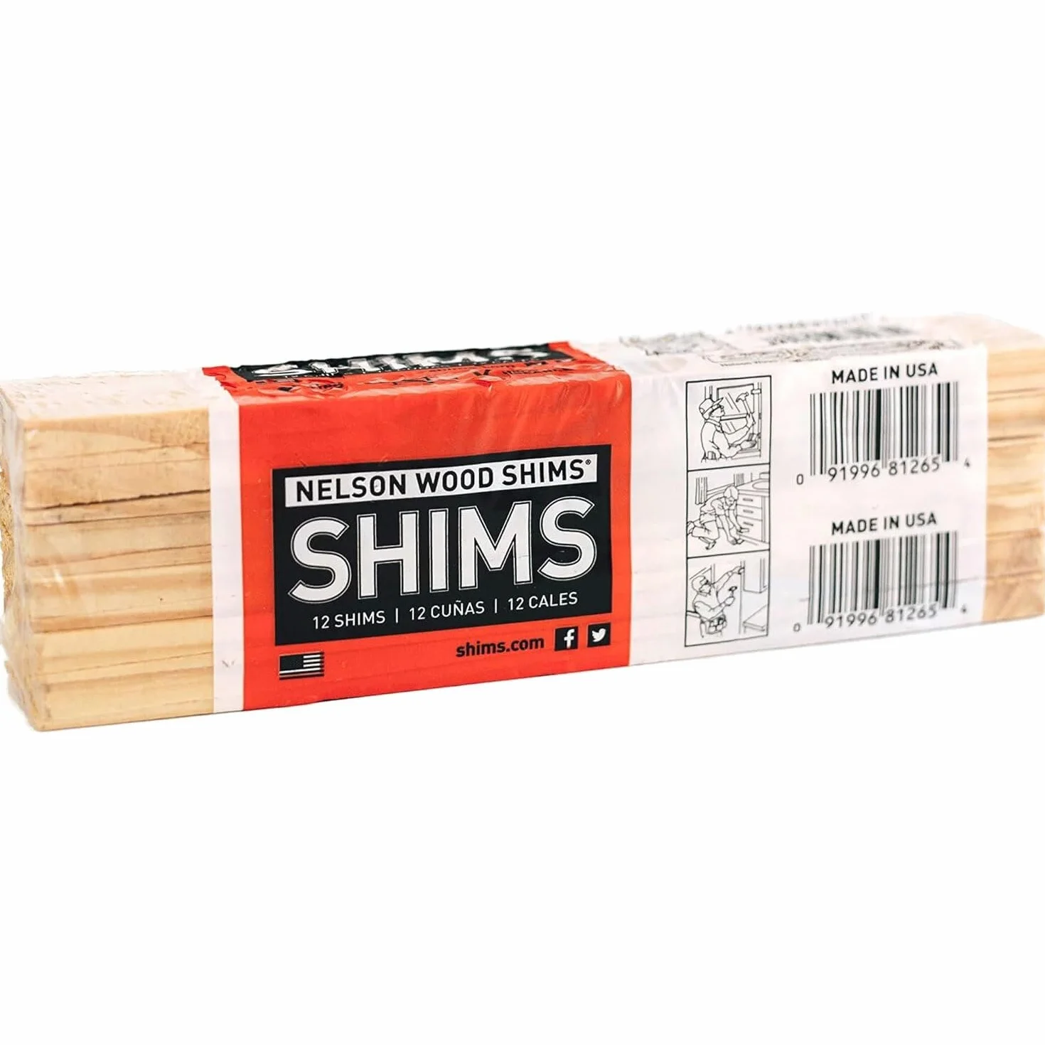 Cime in legno 20,3 cm confezione da 12
