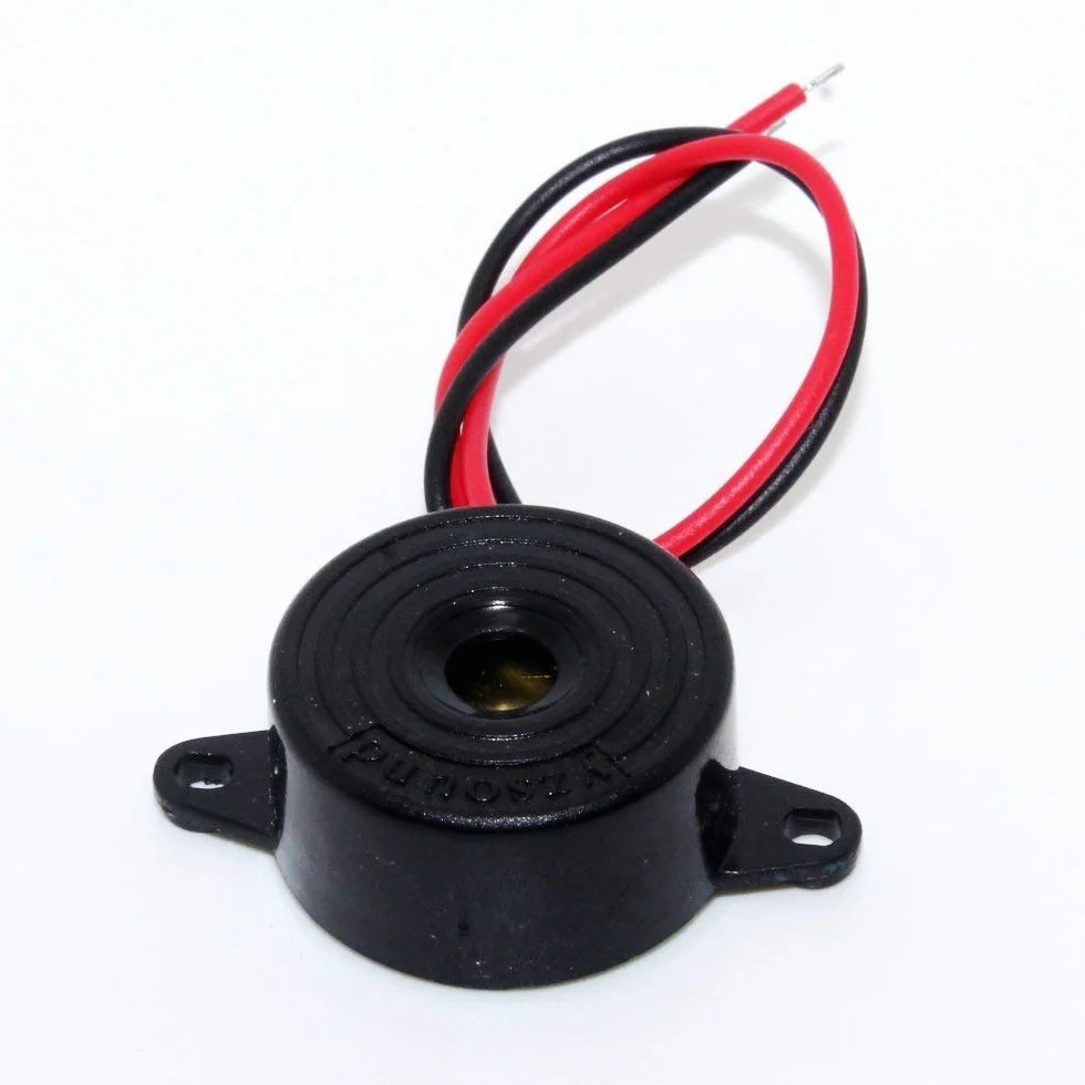 DollaTek 5Pcs DC3-24V Wire Leads Buzzer elettronico piezoelettrico con Audio Industriale