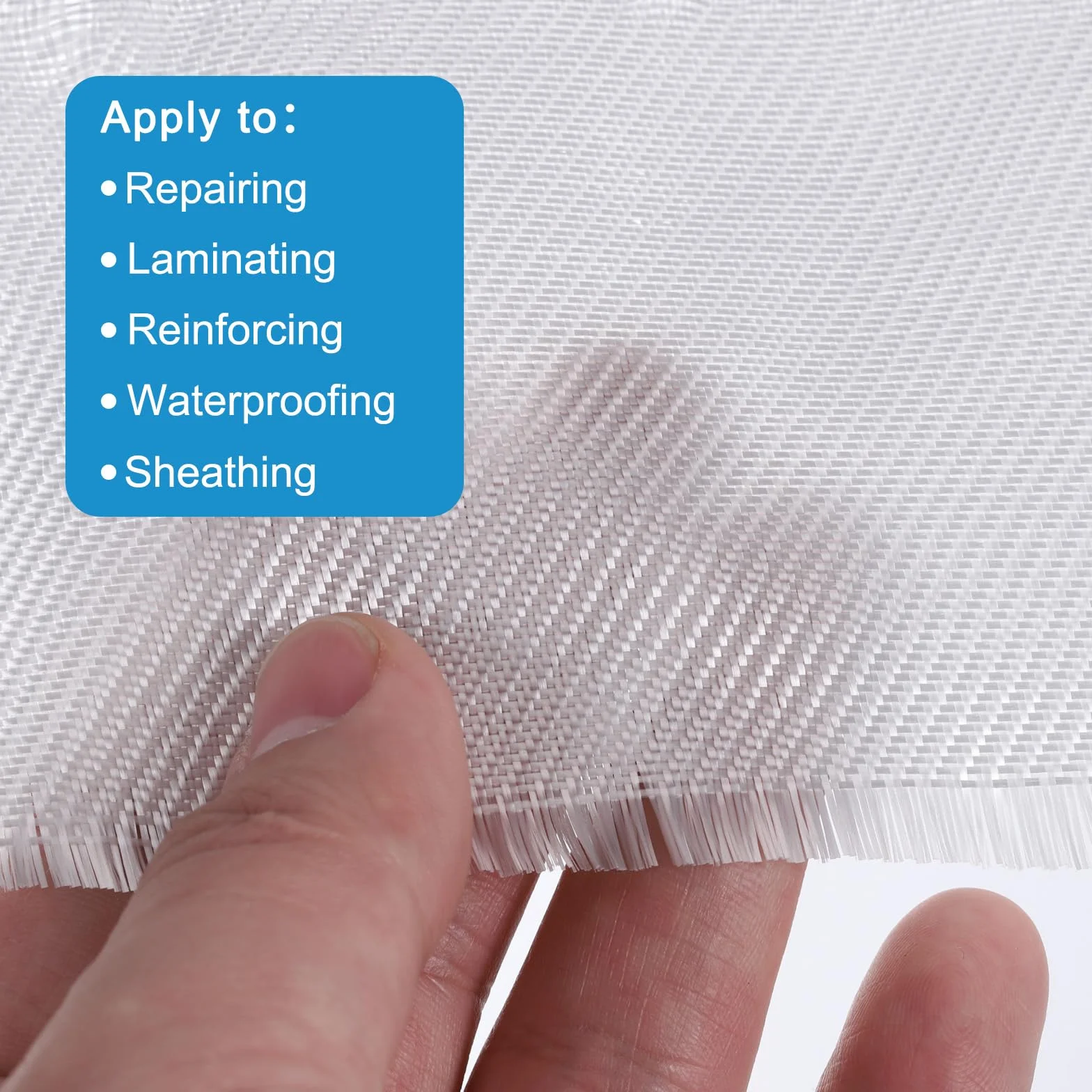QUARKZMAN Panno Fibre Vetro 3 Oz/80g 300 Cm (3,27 Iarde) x 1 m x 0,1 Mm E Vetro Twill Tessuto Fibre Vetro 32.29Ft Quadrati, Tessuto Barca Rc Aereo Auto Tavola Surf Vasca Piscina Riparazione