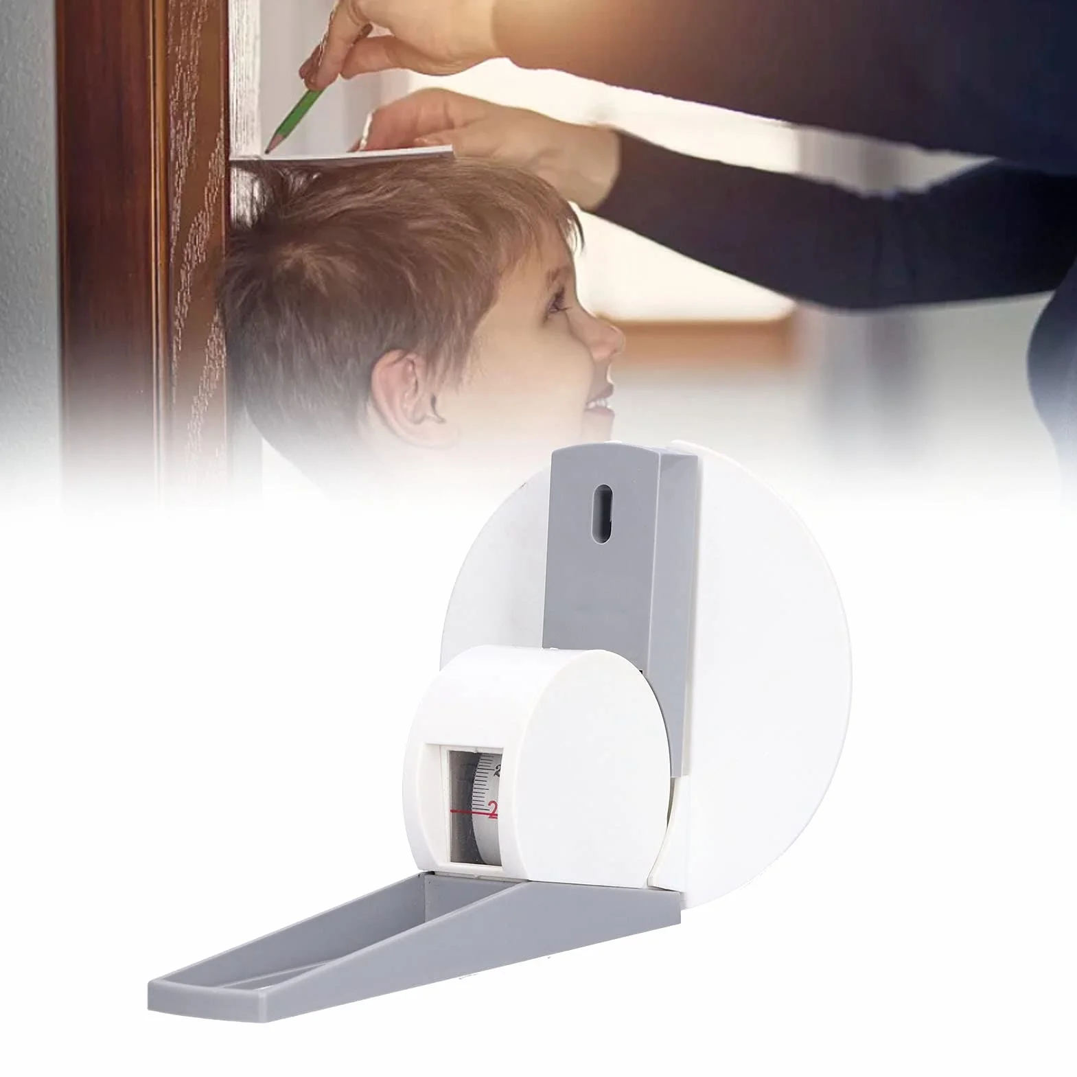 Stadiometro a Parete 220 cm ABS Bianco Grigio per Cliniche Ospedali