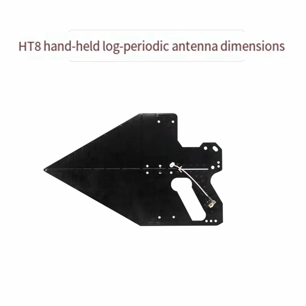 Antenna Periodica Portatile HT8 da 0,1-12 GHz, Antenna per la Ricerca Della Direzione per Analizzatore di Spettro SA6, Installazione Facile e Altamente Precisa