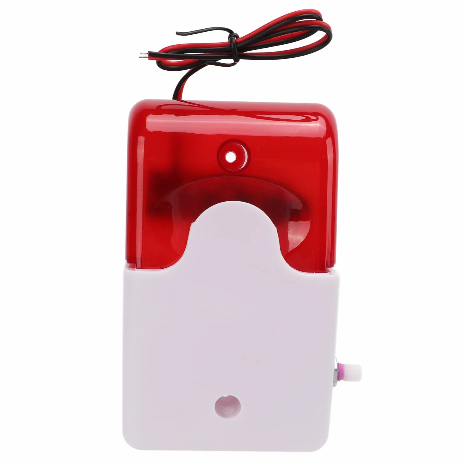Sound Light Allarme lampeggiante 110 DB High Decibel, corno di allarme regolabile per luoghi pubblici, emergenza, evacuazione, allarme di sicurezza (220 V)