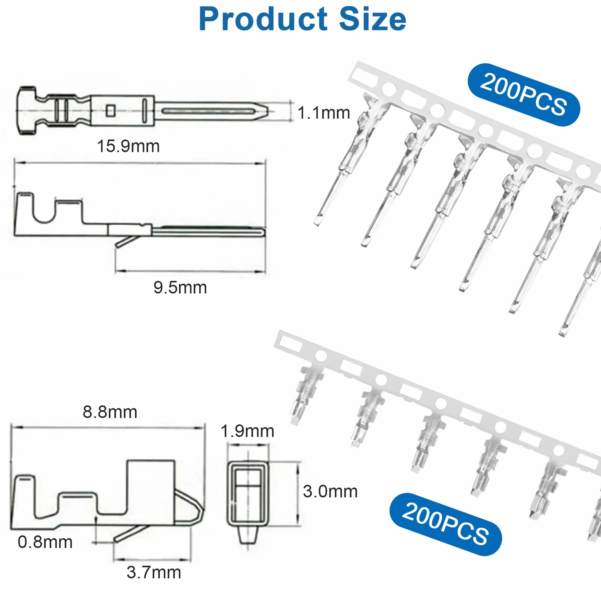 560 Pezzi 2,5mm Pitch 2 3 4 5 Pin JST SM Connettore Maschio e Femmina Alloggiamento Kit Adattatore