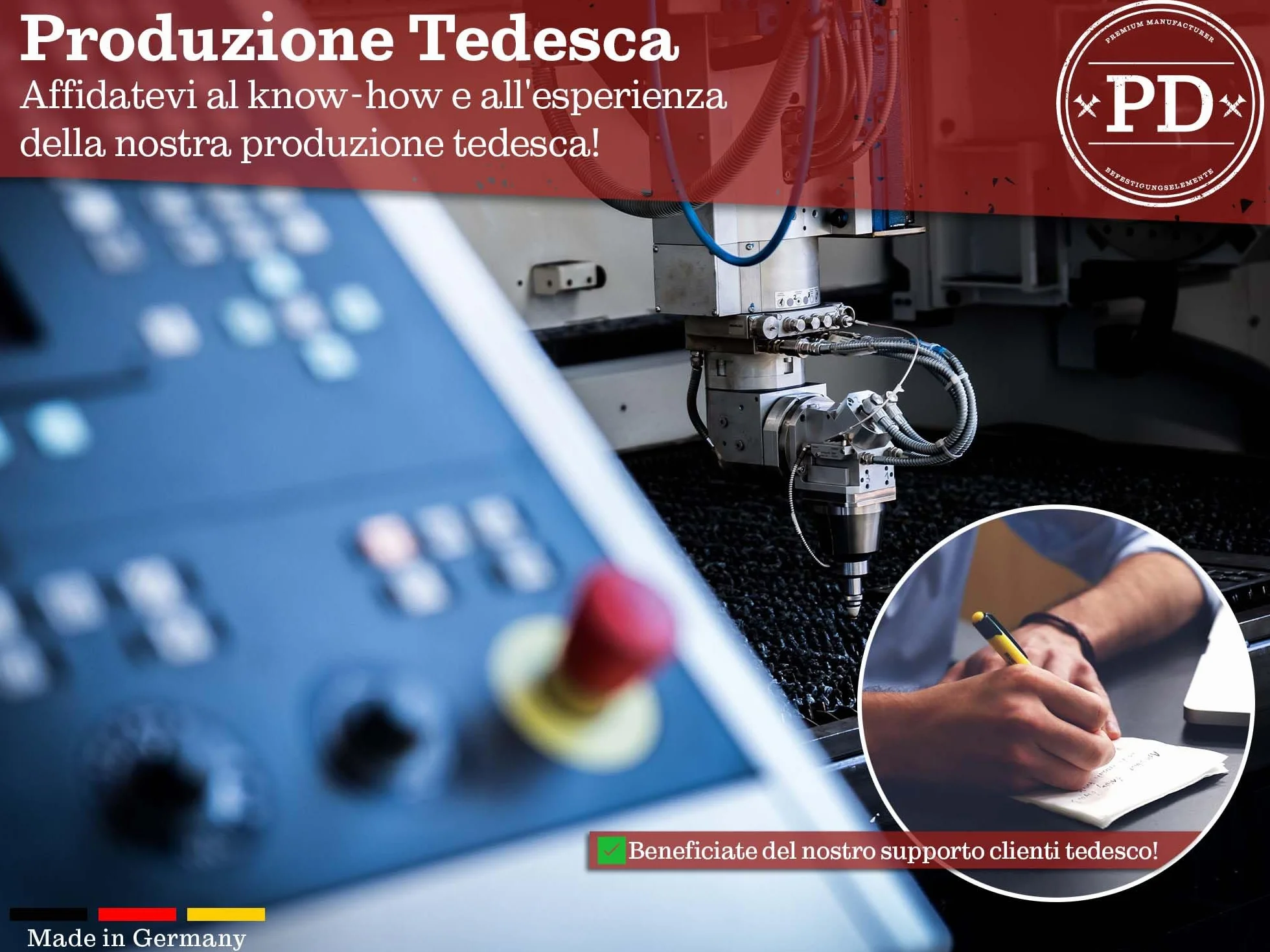 PD® Tappi a Lamelle 40x40 mm per Tubo Quadrato in Plastica PE | Per Coprire Tubi in Acciaio Inox, Alluminio e Profili | Quadrati Neri | 4 Pezzi