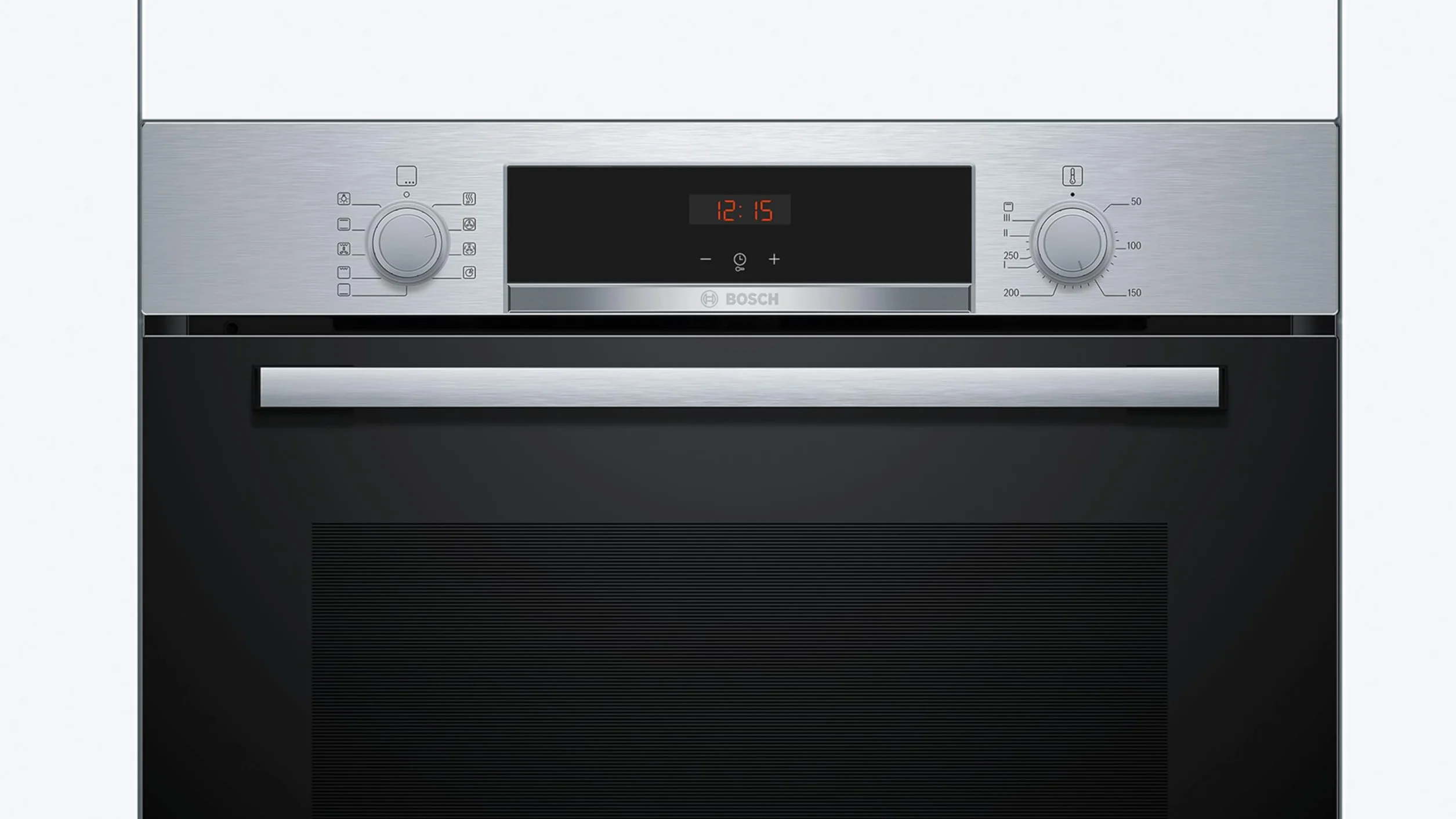 Bosch HBA534BS3F Forno da Incasso EcoClean Display LED Rosso Inox 60x60 cm