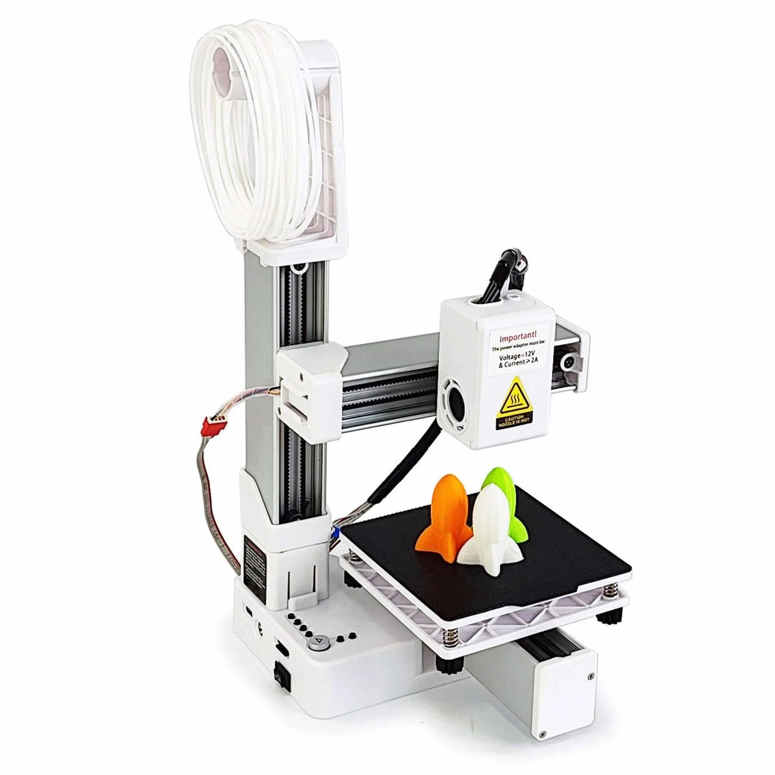 Stampante 3D ad Alta Precisione 10-40mm/s Mini Stampante 3D per Principianti e Fai da Te Supporta Filamento PLA TPU da 1,75 mm, Stampante 3D per Principianti con Dimensioni di Stampa