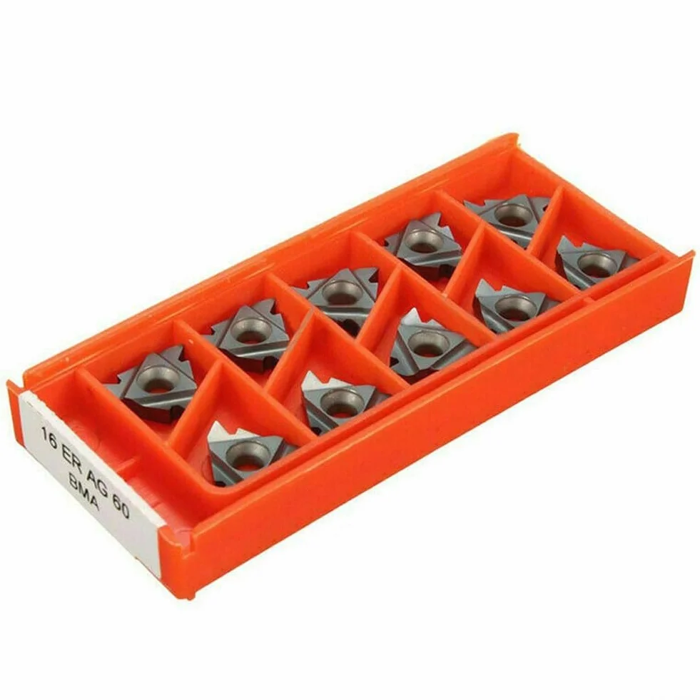 Inserti in carburo di precisione SER1616H16 per tornio, confezione da 10, AG60
