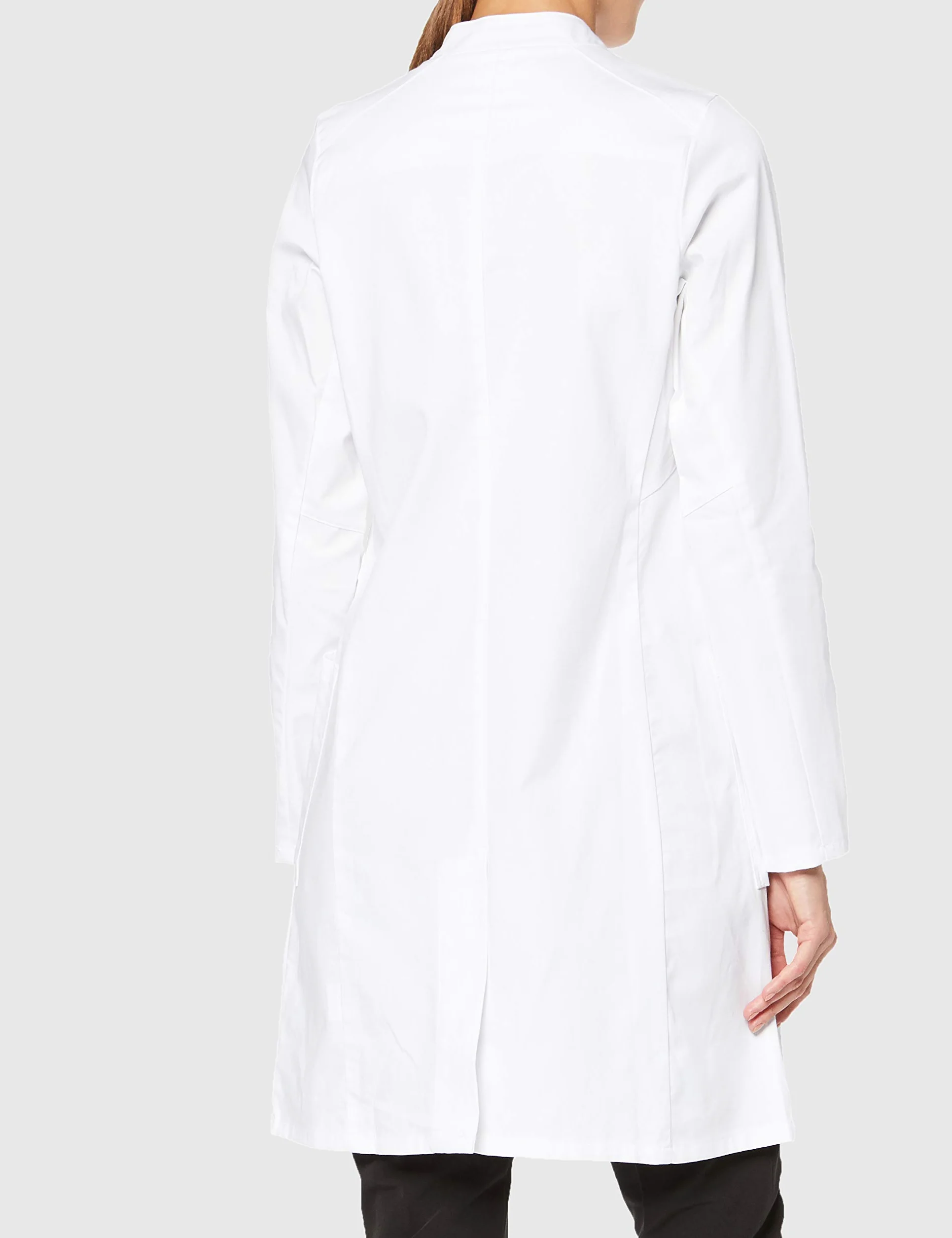 BP 1752-130-0021-34n Doctor's Coat for Women, Long Sleeve, Arm Lift System, 205 g/m², Pure Cotton, White