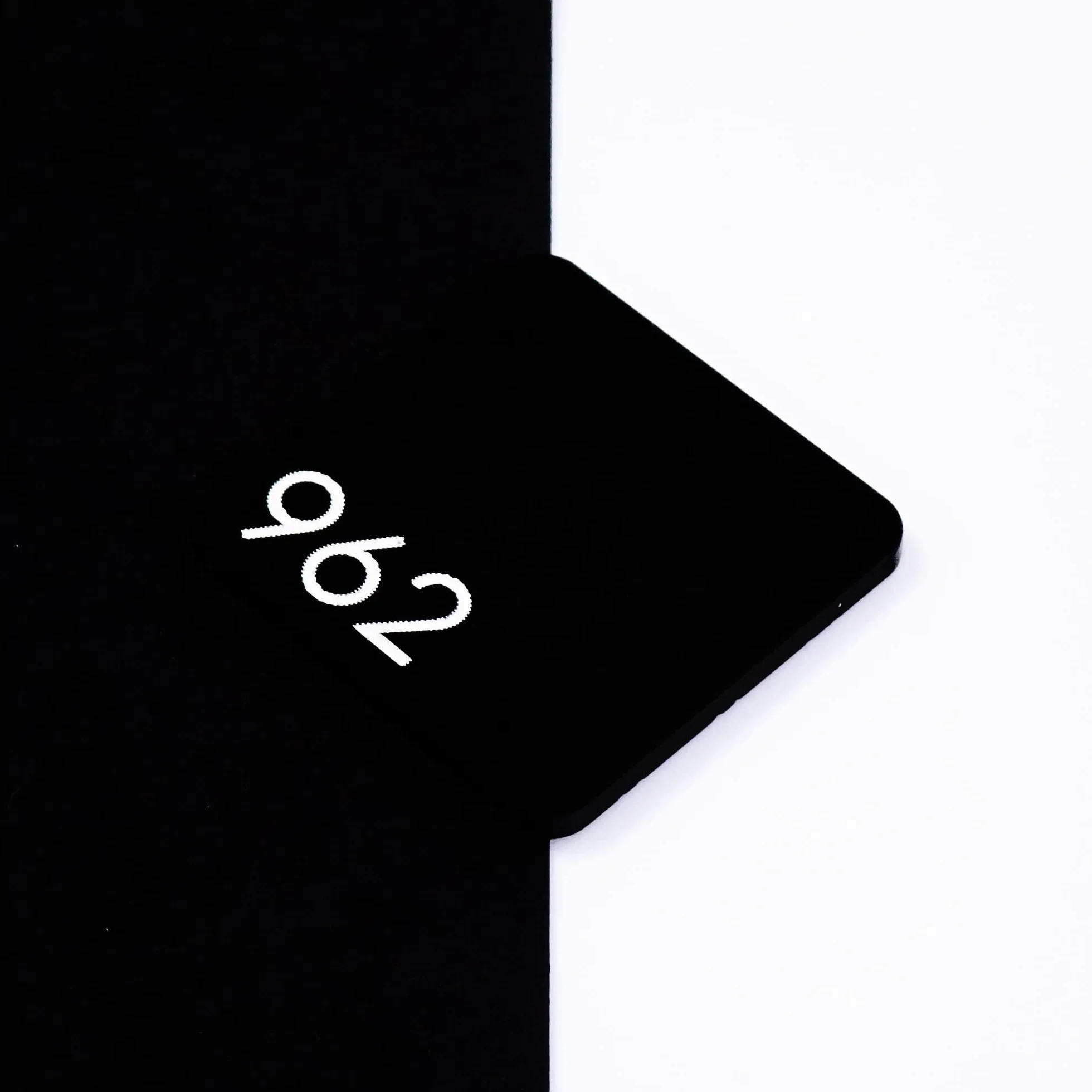 Perspex 962 Foglio acrilico nero fuso - 297 x 210 x 3 mm, A4