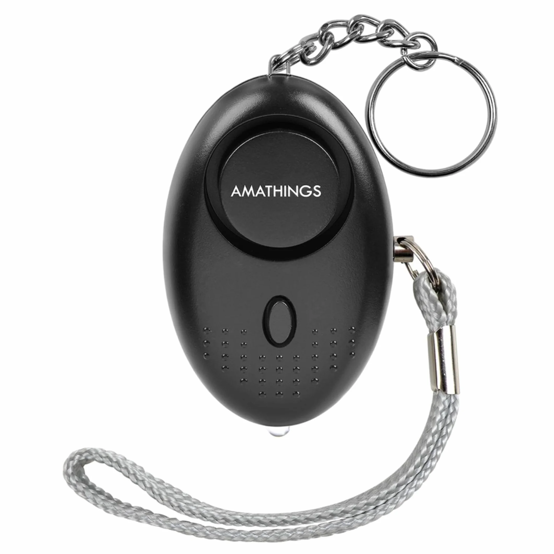 AMATHINGS Portachiavi Allarme tascabile con luce LED - Allarme antipanico per autodifesa - Adatto a qualsiasi età