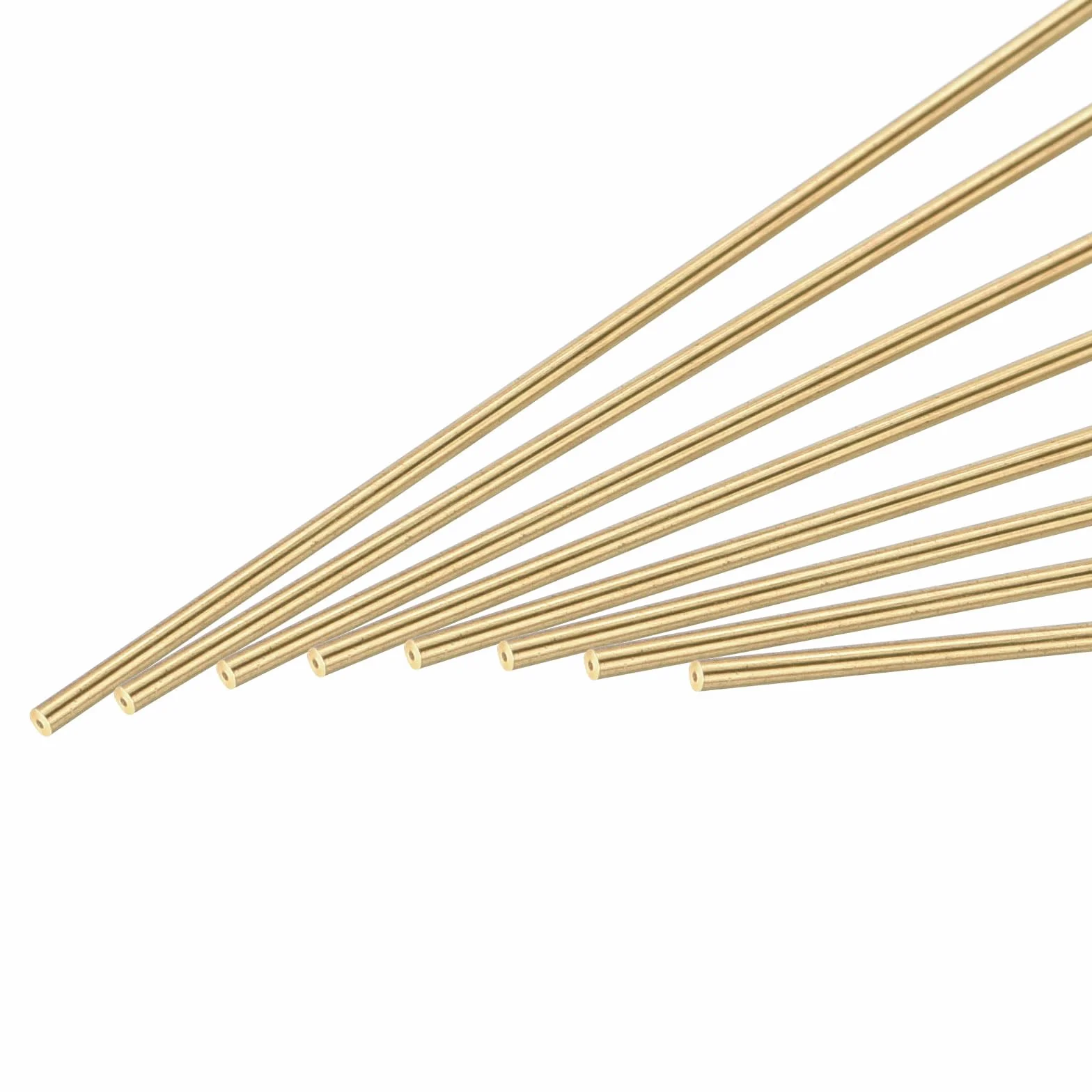 QUARKZMAN Asta Tonda in Ottone Massiccio 1mm 305mm Barra Tornio Fai da Te Confezione da 30