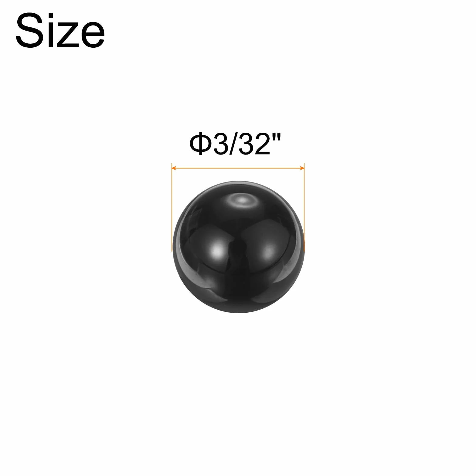 QUARKZMAN Sfere in Ceramica per Cuscinetti 3/32" 2.381mm Si3N4 G5 Precisione