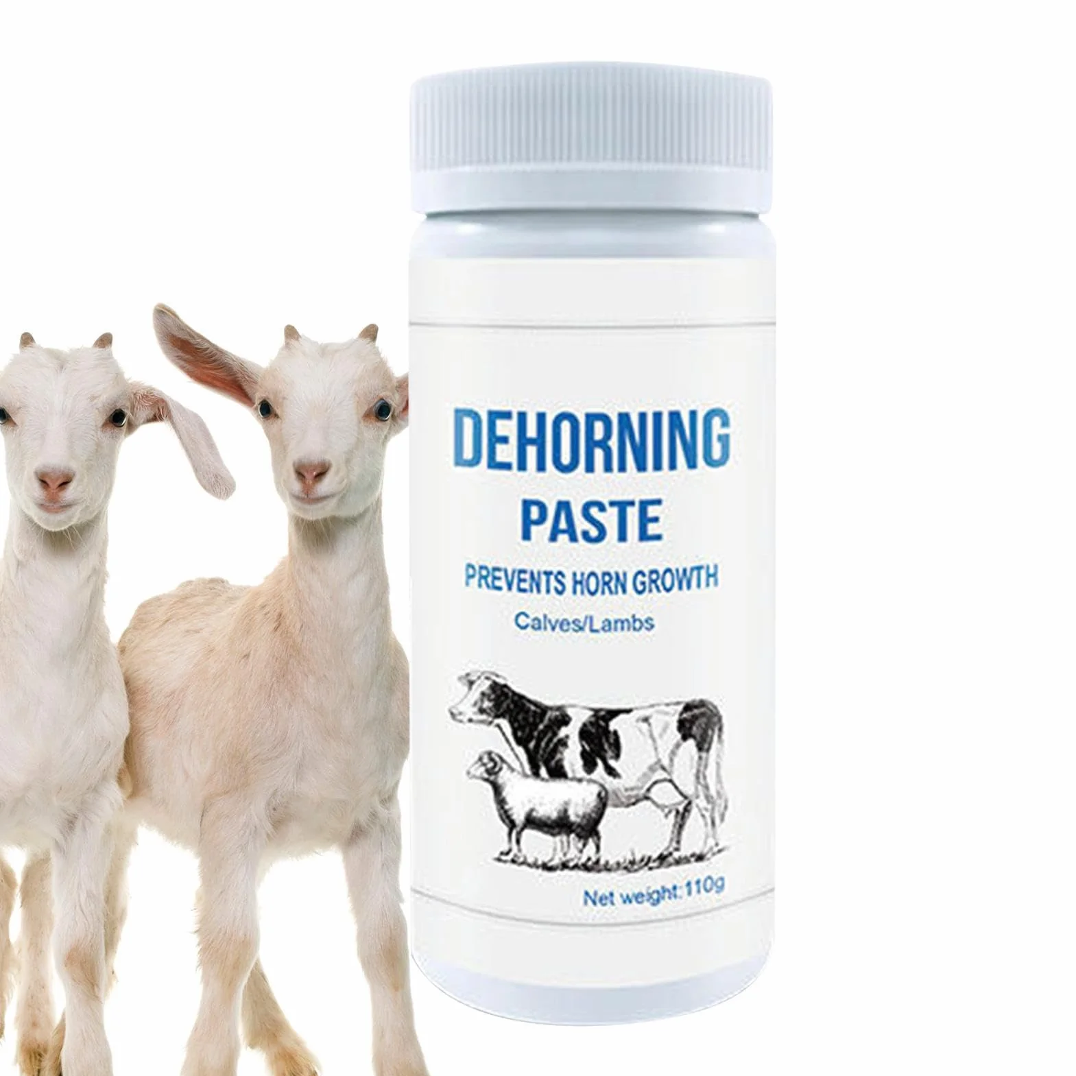 Crema per decornazione sicura per bovini, ovini e caprini - Strumento rimozione naturale