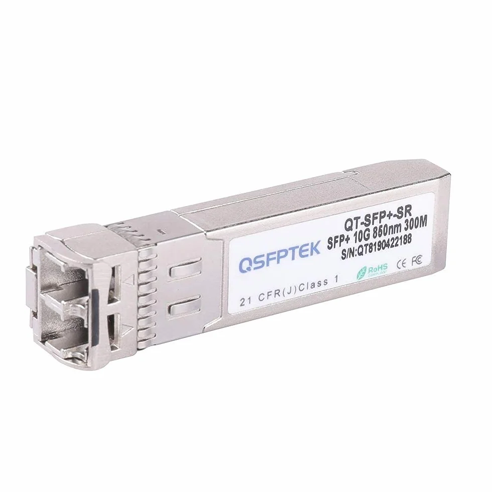 QSFPTEK 10GBASE-SR SFP+ Modulo 10G 850nm 300M DDM LC Multimode Compatibile Cisco SFP-10G-SR