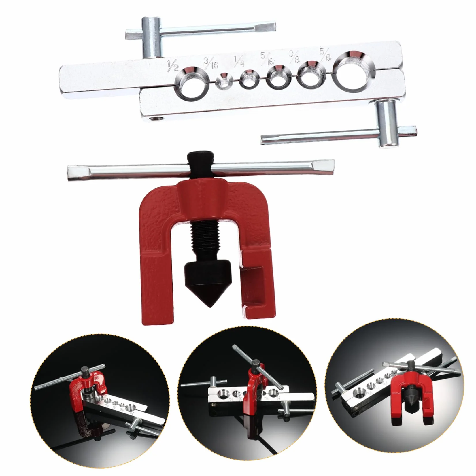 Utensile Per Svasatura Tubi Cono Temprato 45° Rame Alluminio Freni Carburante