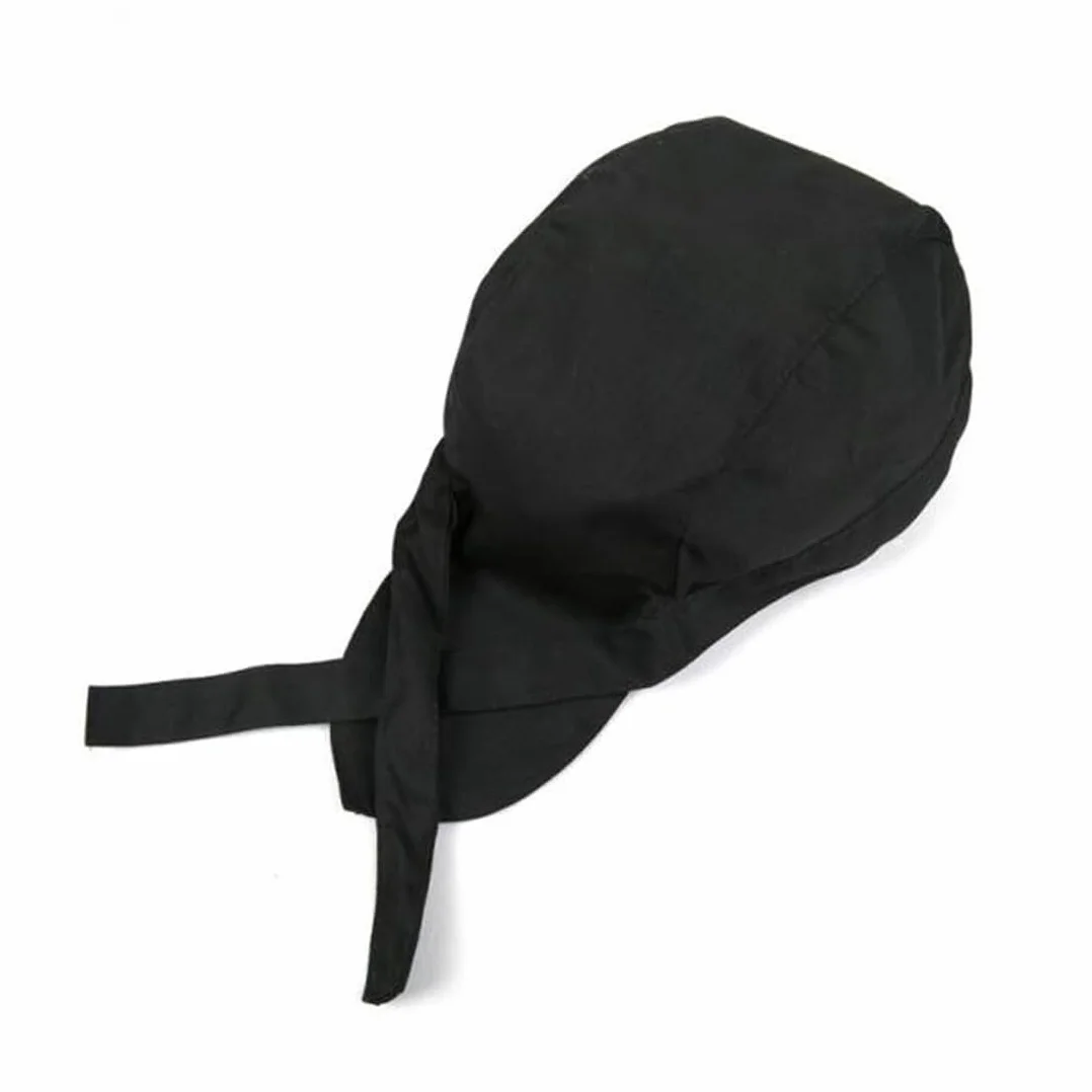 Cappello da Cuoco Regolabile Nero Unisex per Adulti Lavoro Hotel