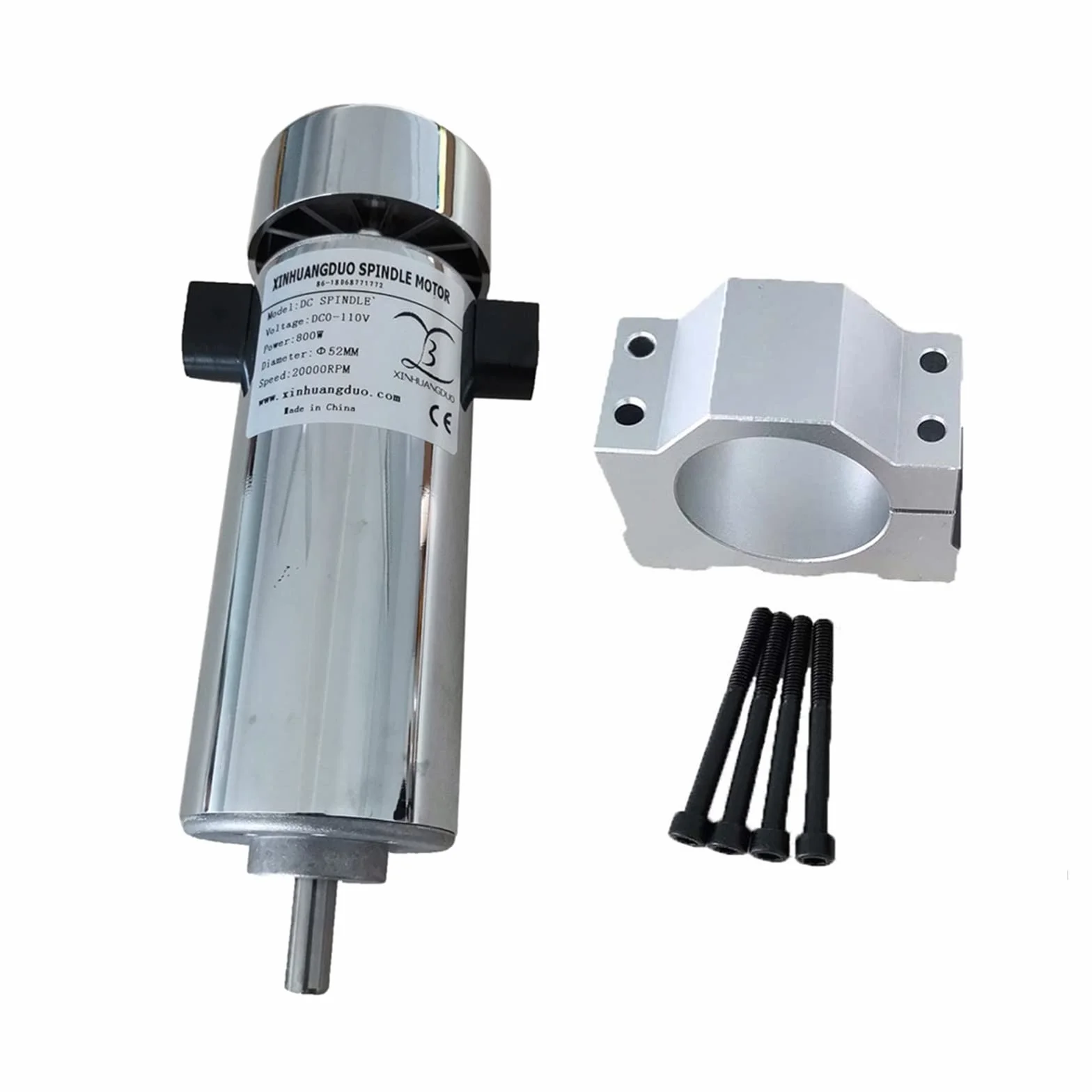 CNC Spindle Motor Kit 800W 0.8kW DC 110V 20000 RPM Raffreddato ad Aria