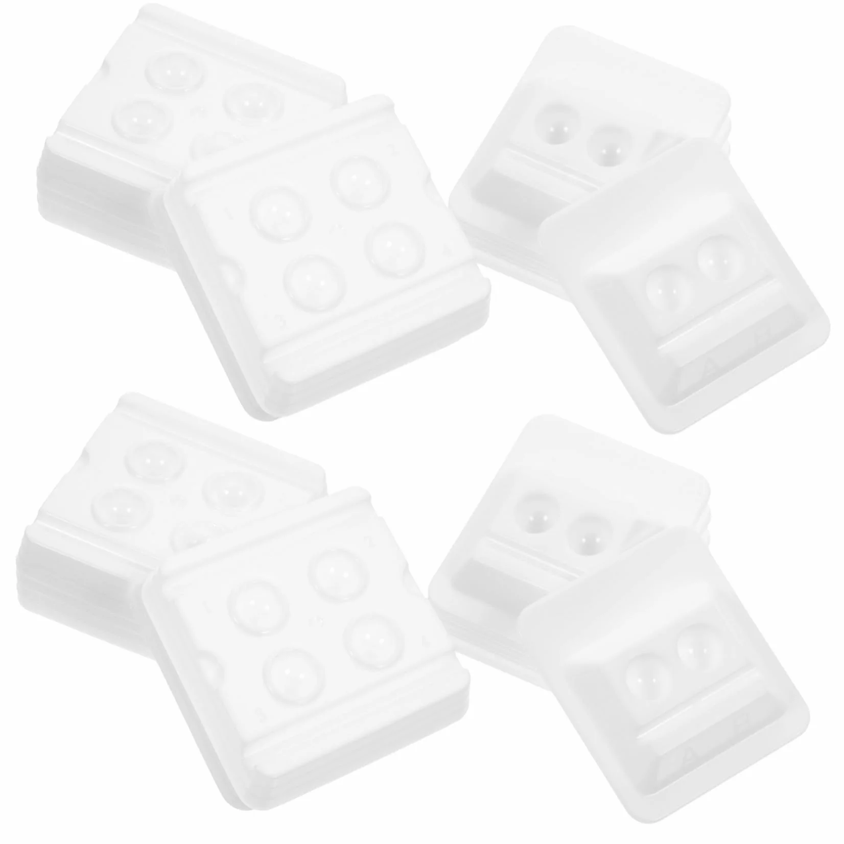 Generico 20 Pezzi Mescolando Bene Piatto Dappen Coppetta Orale Multiuso Tazza Per Erogatore Di Sapone Comoda Tazza Orale Scolapiatti Misurini Bianca Polipropilene