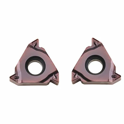 CNC tornio Utensile Filettatura Inserto in Carburo 16IR2.5 ISO LF6018 Per SNR Filettatura Titolare Acciaio Inox