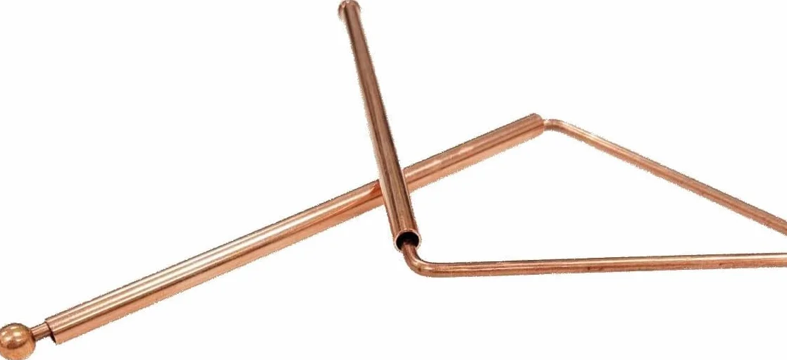 Bacchette Rabdomante Professionali d'Ottone - Bacchette di Radioestesia per Geobiologia, FengShui, Aste di Radiestesia Professionali, Aste Radiestesia di Zahori