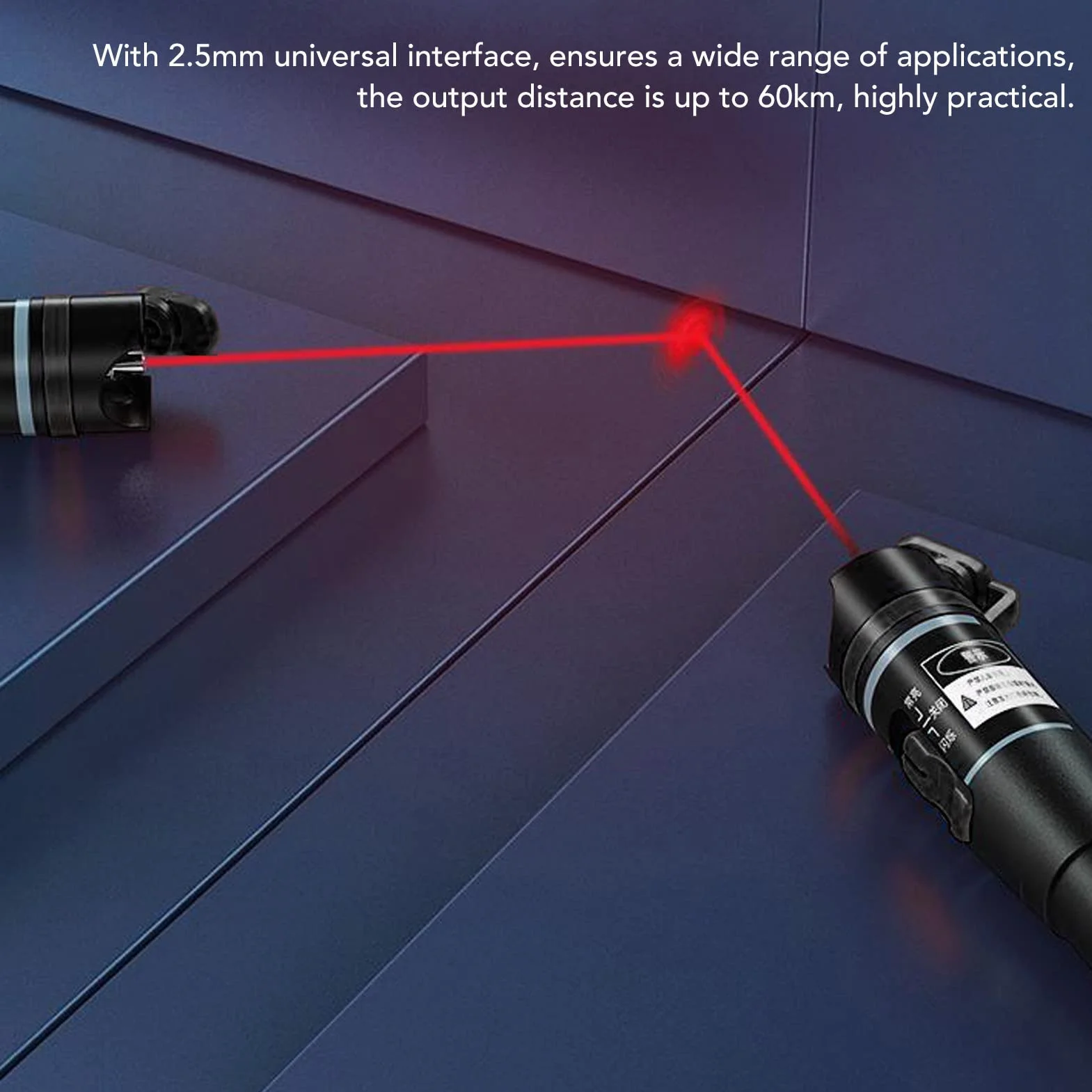 Indicatore di Posizione Visivo 60MW 60KM di Uscita Universale FC SC ST Interfaccia Non VFL Penna di Prova Ottica per Cavo di Rete Ottico Misuratore