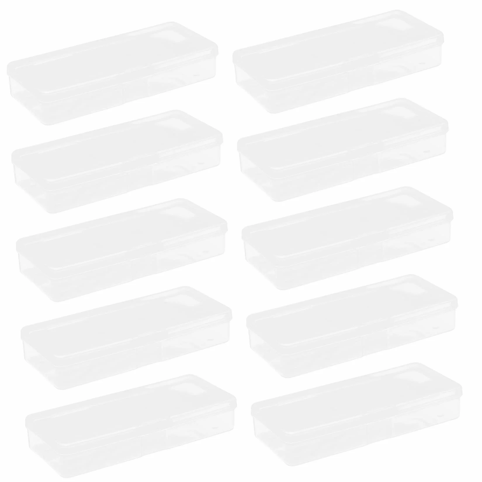 Tofficu 10 pezzi Contenitore per Raccolta Lame Rasoi Scatola Riciclaggio Lame Barba Custodia Smaltimento