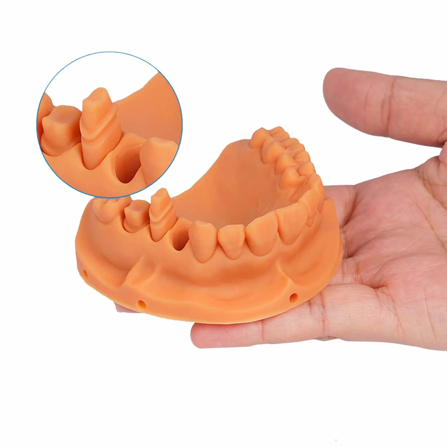JAMG HE Resina per stampante 3D Dental Pro Model Water Washable Light Grey 500g