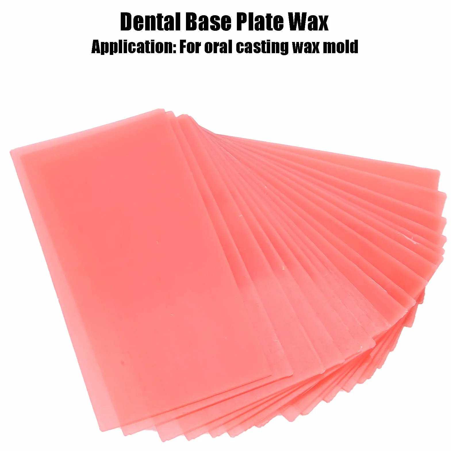 Cera dentale rossa per base dentale 18 pz foglio materiale ausiliario dentista