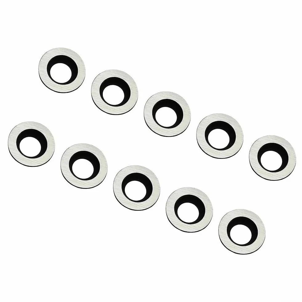 Inserti rotondi in carburo per tornio, diametro 12 mm, compatibili con Ci3 serie 6400, confezione da 10