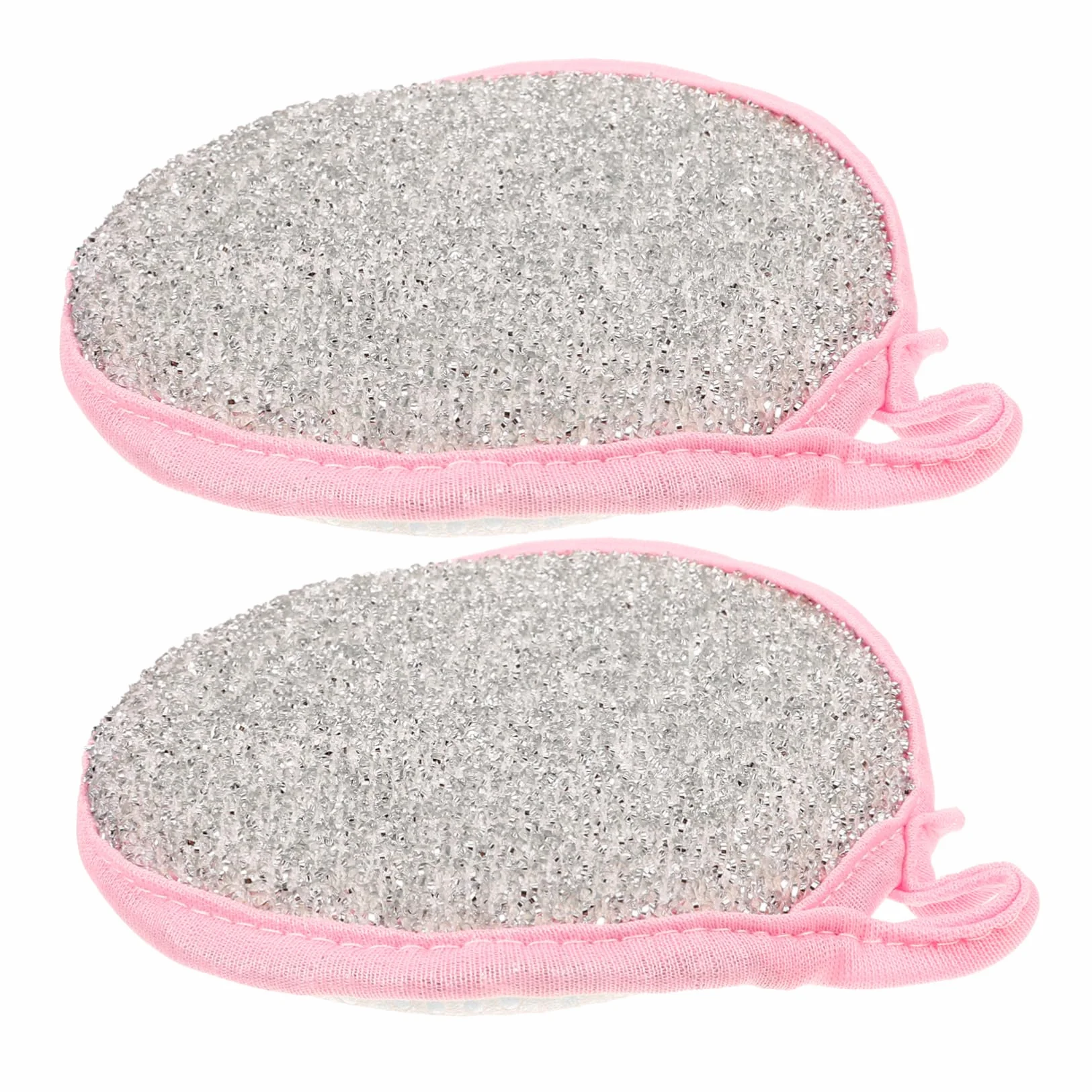 MAGICLULU Spugna per Piatti Doppia Faccia 2 Pezzi Spugne Pulizia Cucina in Materiale Spugna, Alta Efficacia per Pentole e Stoviglie, per Pulizia Quotidiana