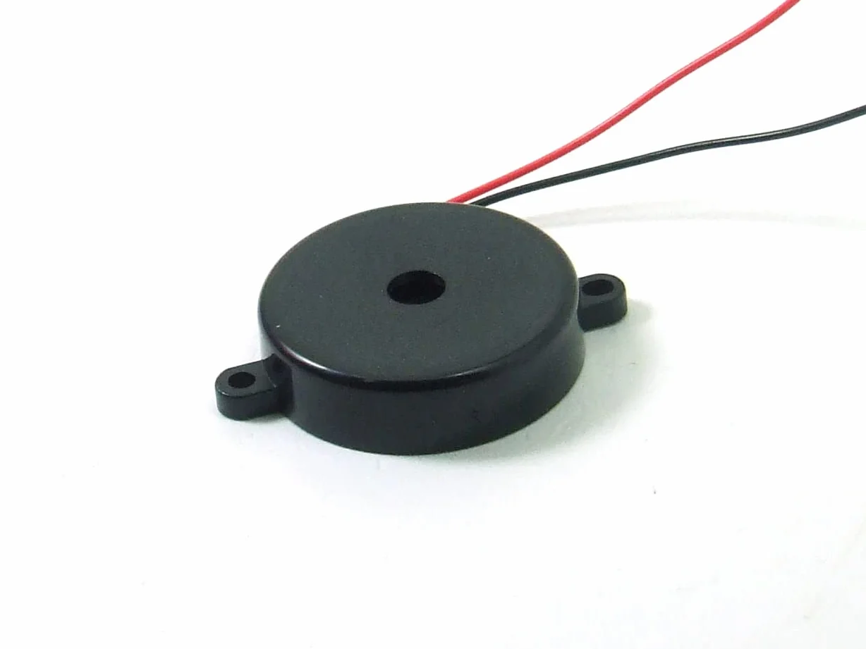 POPESQ® 1 pz. x Buzzer Piezo 1V - 32V 35mm senza Generatore di frequenza #A5360