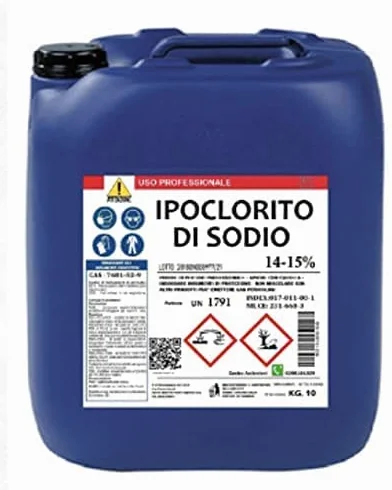 IPOCLORITO DI SODIO PURO 14/15% 10 KG