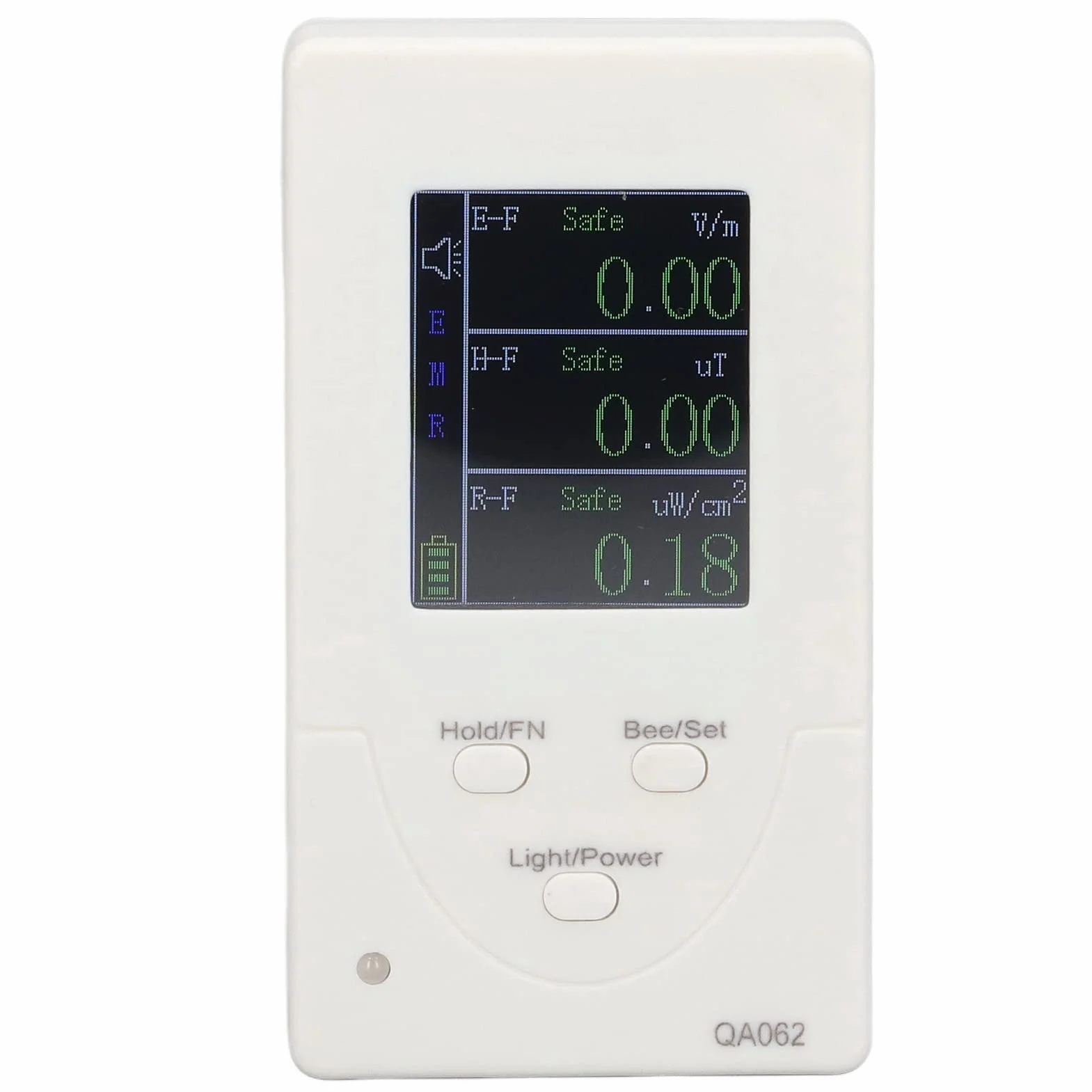 Fafeicy Rilevatore EMF 3 in 1, Misuratore Radiazioni Elettromagnetiche Ricaricabile USB, Display TFT 1,8 Pollici