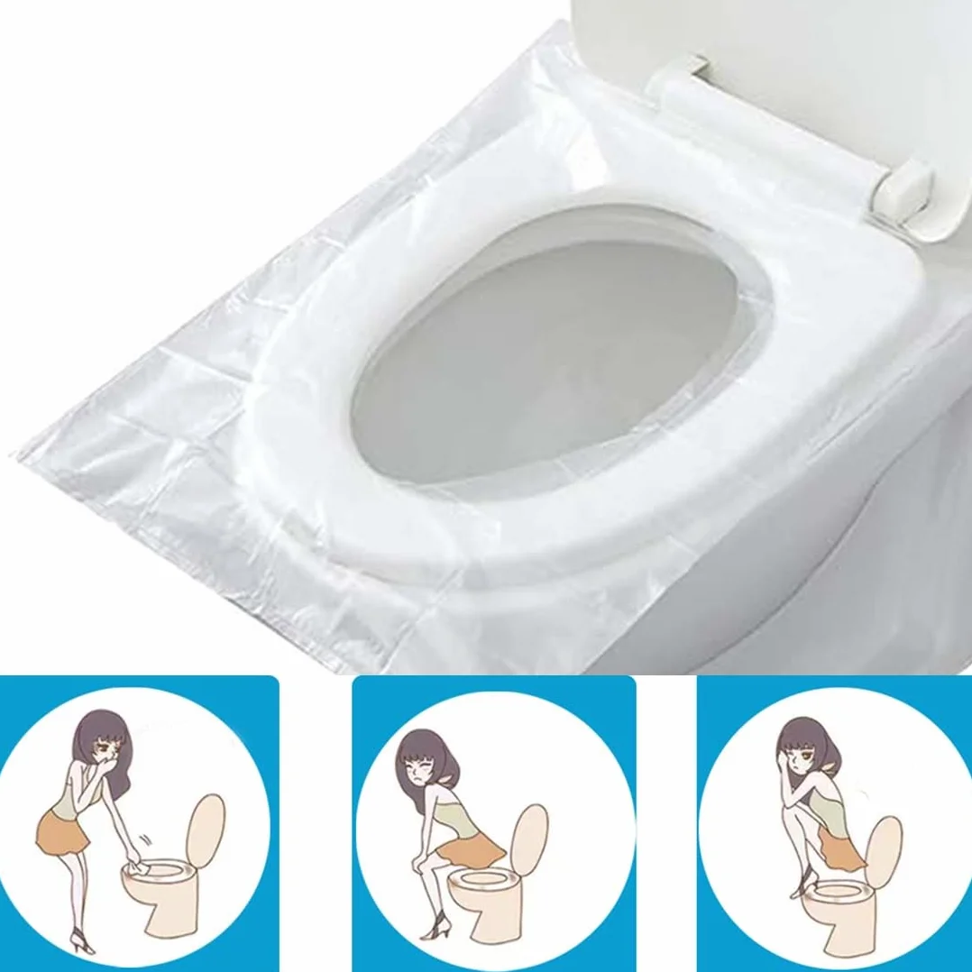 Copri Water USA e Getta 50 PZ Copertura Igienica Monouso per WC Viaggio per Bambini Donne Incinta Campeggio