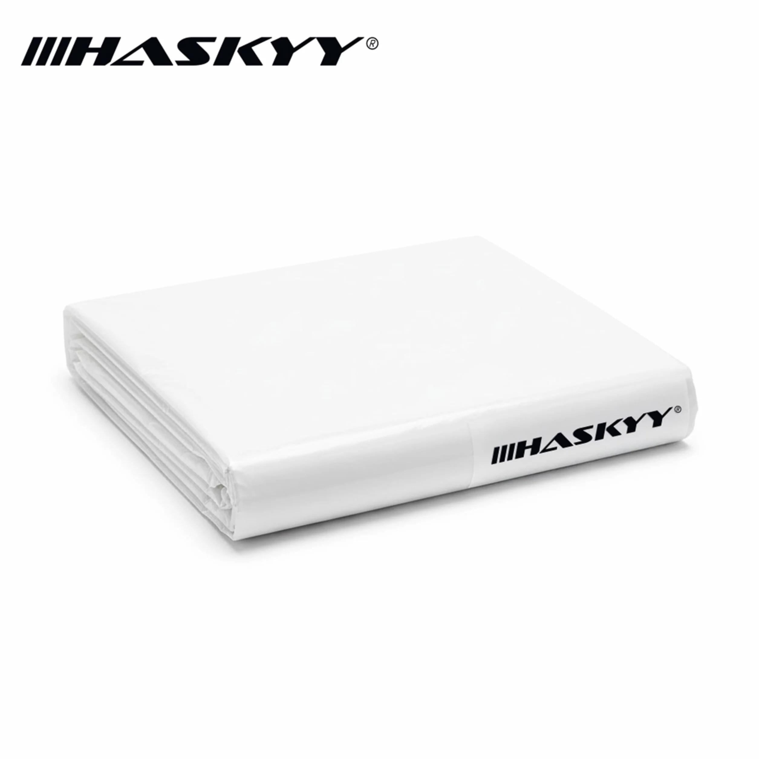 HASKYY XXXL Telo di Protezione 100x51x35 pollici - Telo Universale di Copertura per Pallet, Griglia, Box per Barbecue, Carrozzine da Spiaggia, Mobili da Giardino - Telo Impermeabile in PE - Extra Alto